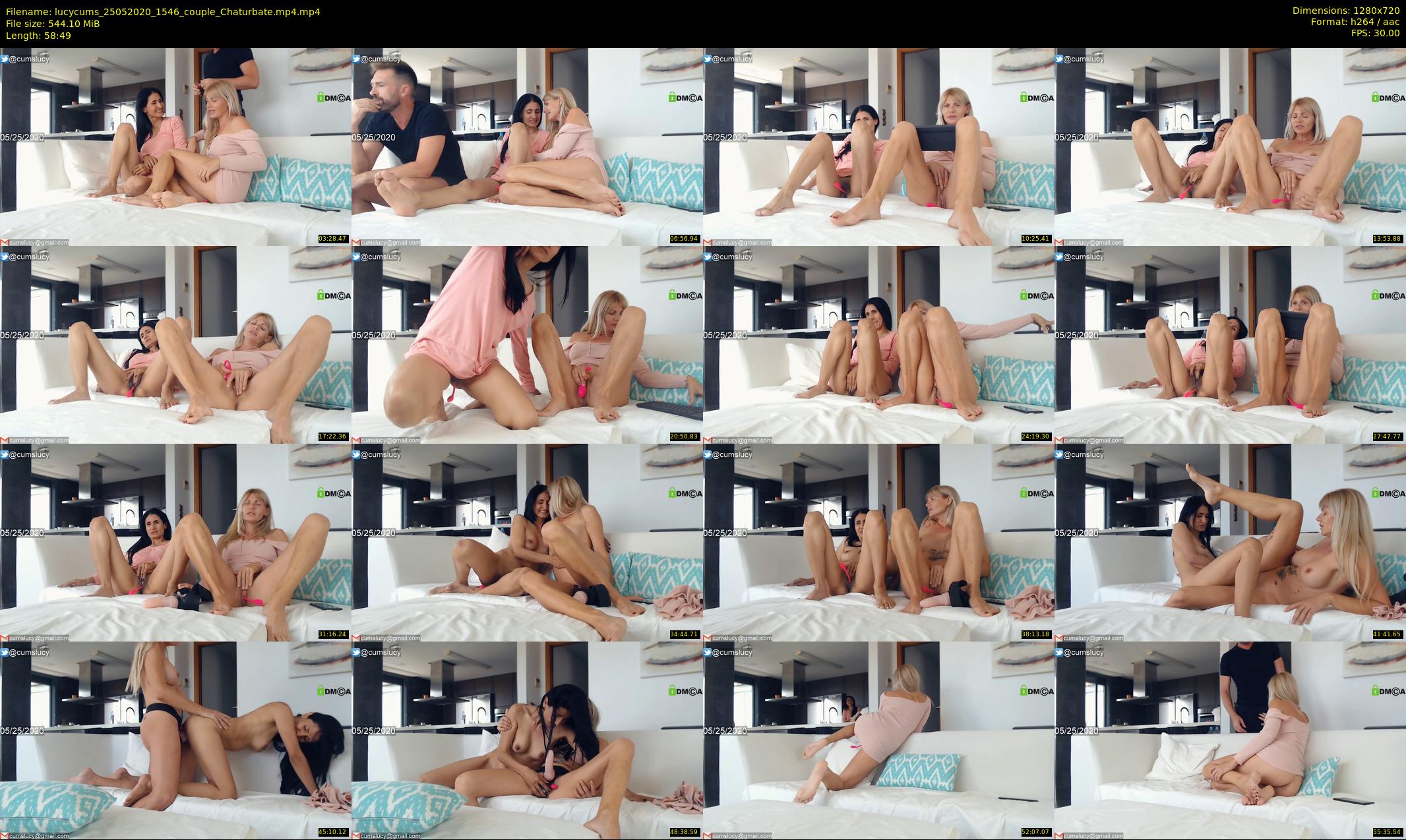 lucycums — 59 minute Chaturbate couple cam show recording, 720p, May 25, 2020