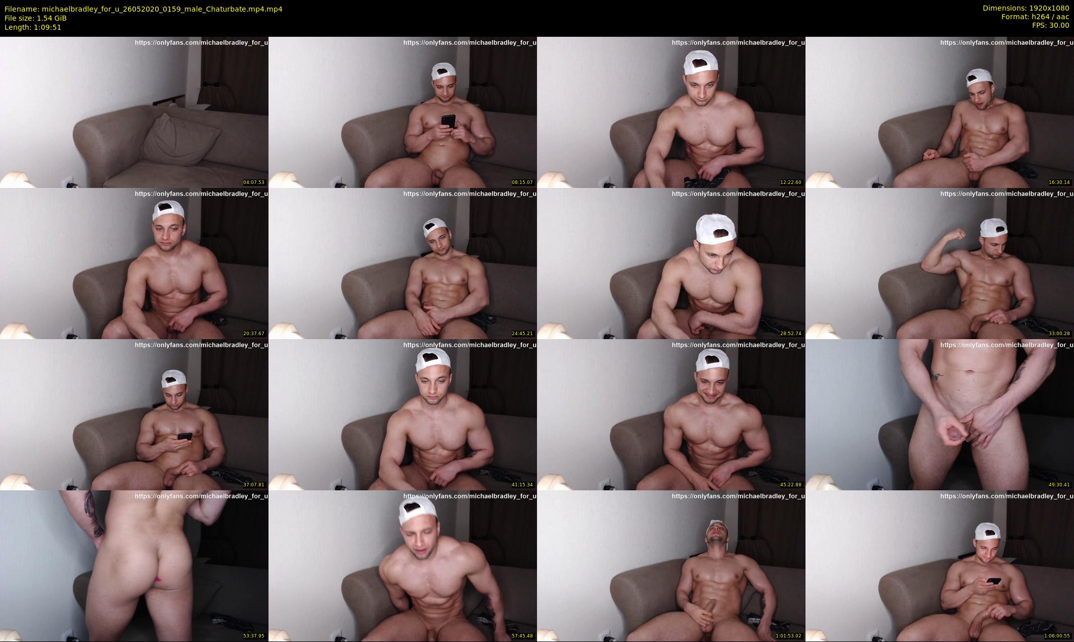 michaelbradley_for_u — 70 minute Chaturbate male cam show recording, 1080p, May 26, 2020
