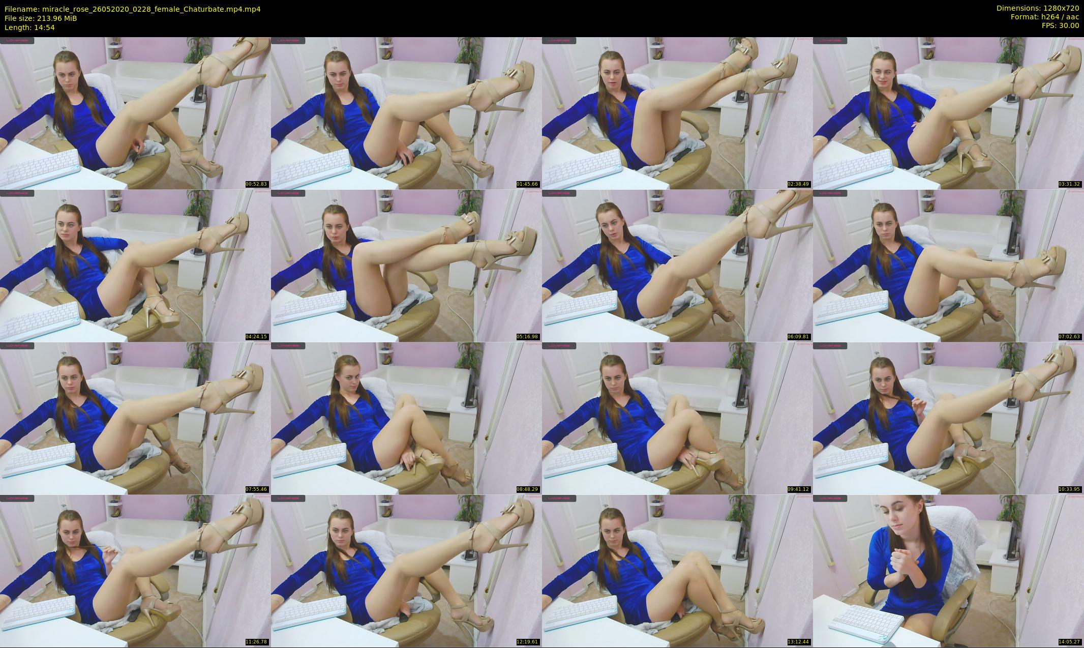 miracle_rose — 15 minute Chaturbate female cam show recording, 720p, May 26, 2020