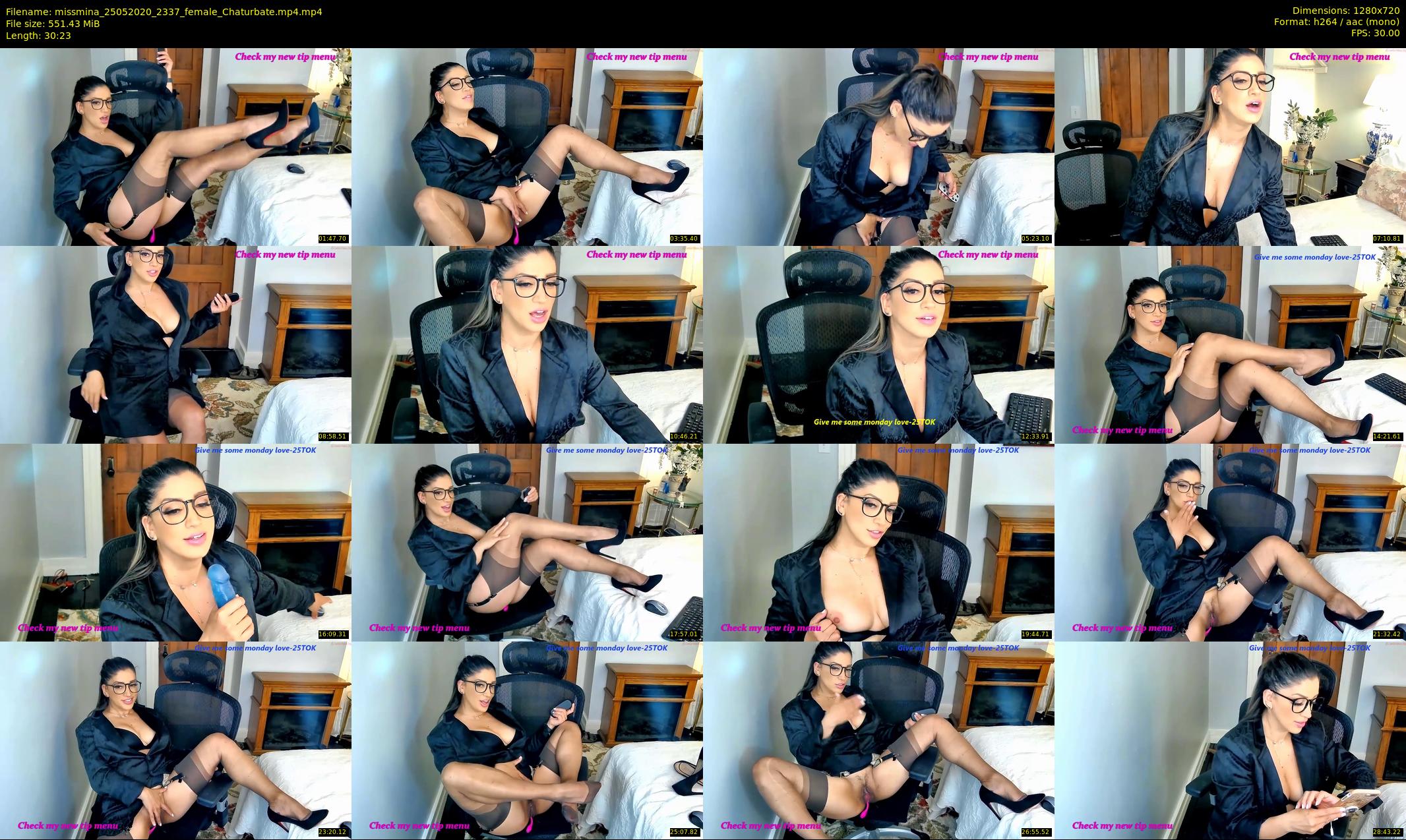 missmina — 31 minute Chaturbate female cam show recording, 720p, May 25, 2020