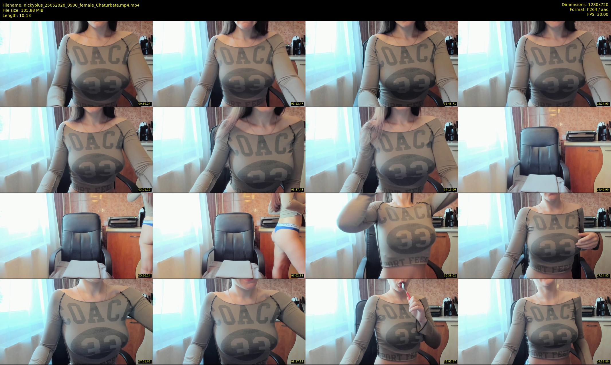 nickyplus — 11 minute Chaturbate couple cam show recording, 720p, May 25, 2020