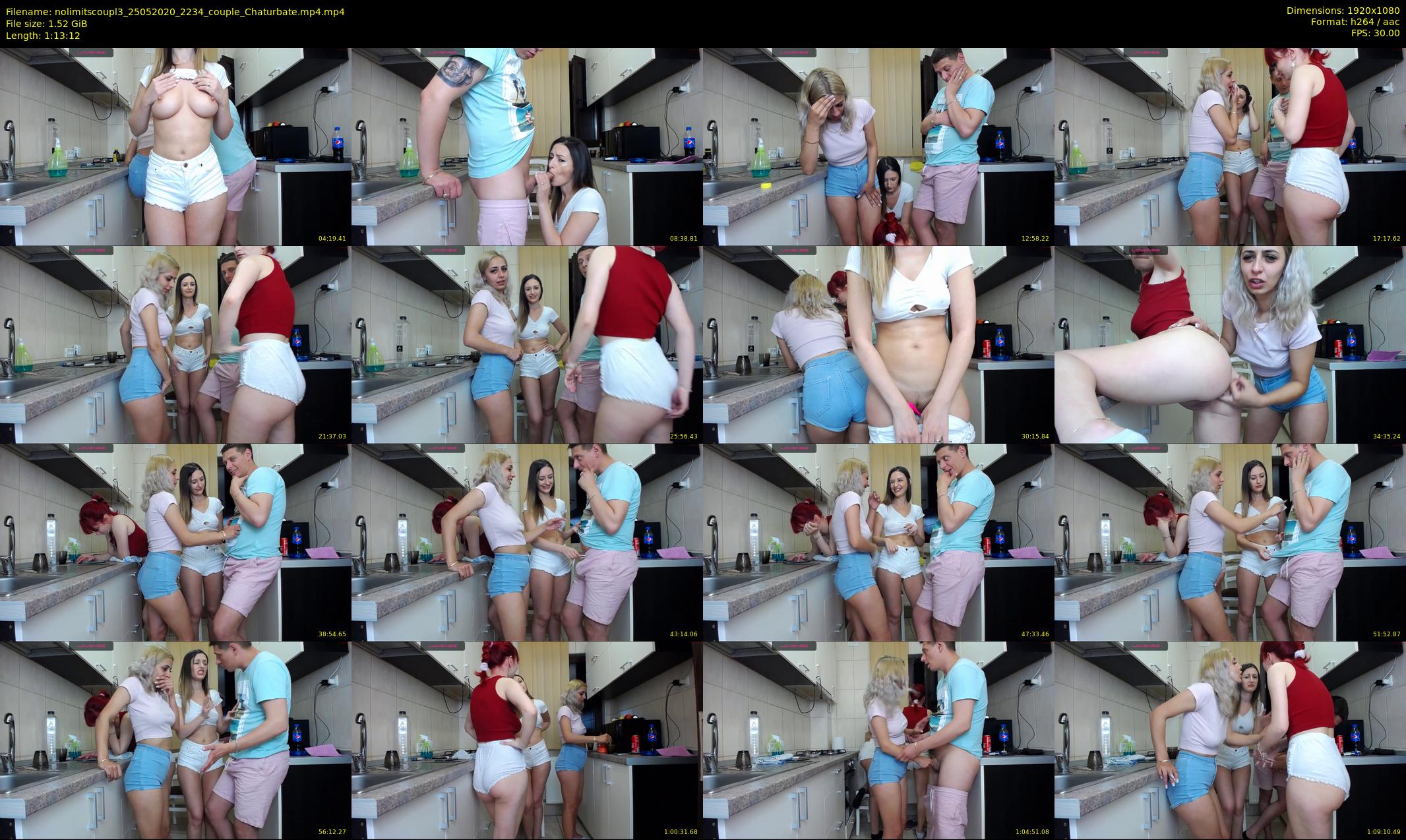 nolimitscoupl3 — 74 minute Chaturbate couple cam show recording, 1080p, May 25, 2020