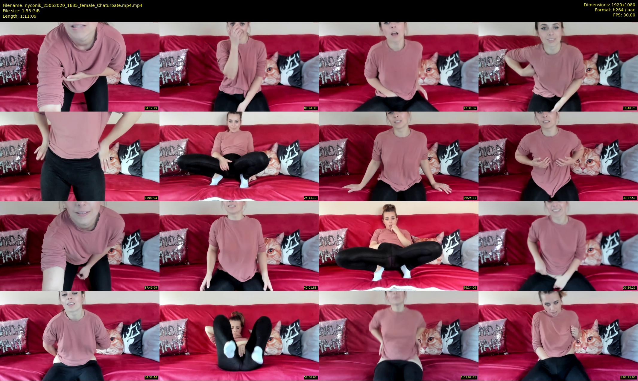 nyconik — 72 minute Chaturbate female cam show recording, 1080p, May 25, 2020