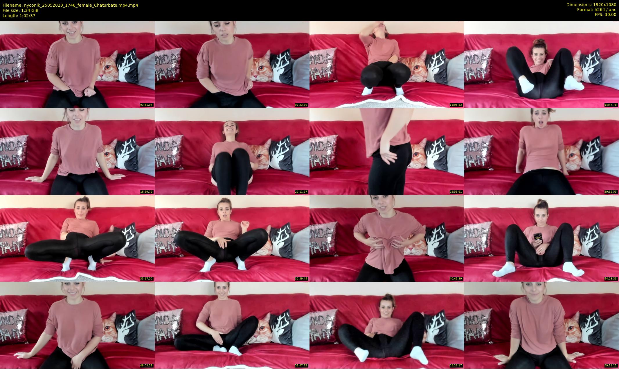 nyconik — 63 minute Chaturbate female cam show recording, 1080p, May 25, 2020