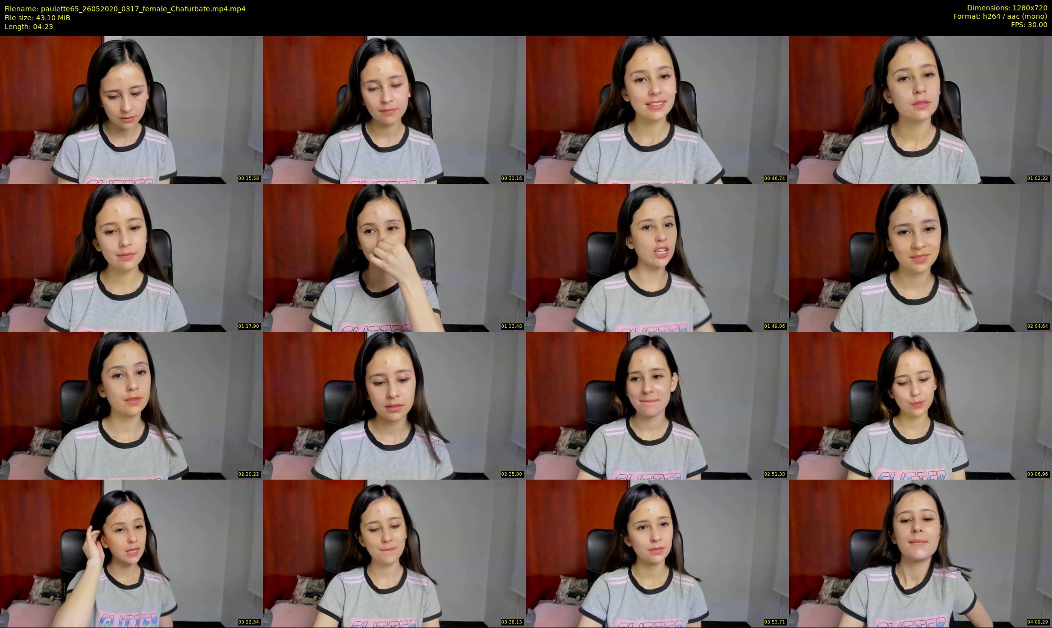 paulette65 — 5 minute Chaturbate female cam show recording, 720p, May 26, 2020