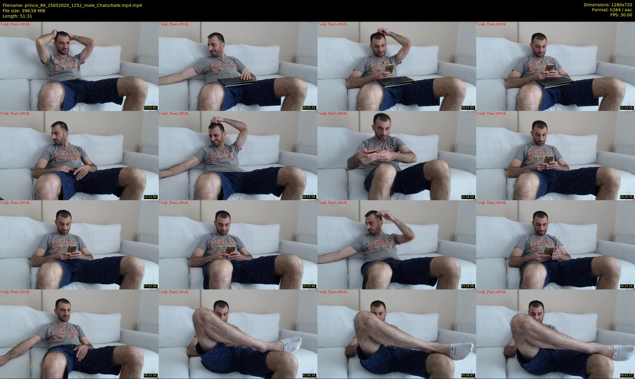 prince_89 — 52 minute Chaturbate male cam show recording, 720p, May 25, 2020