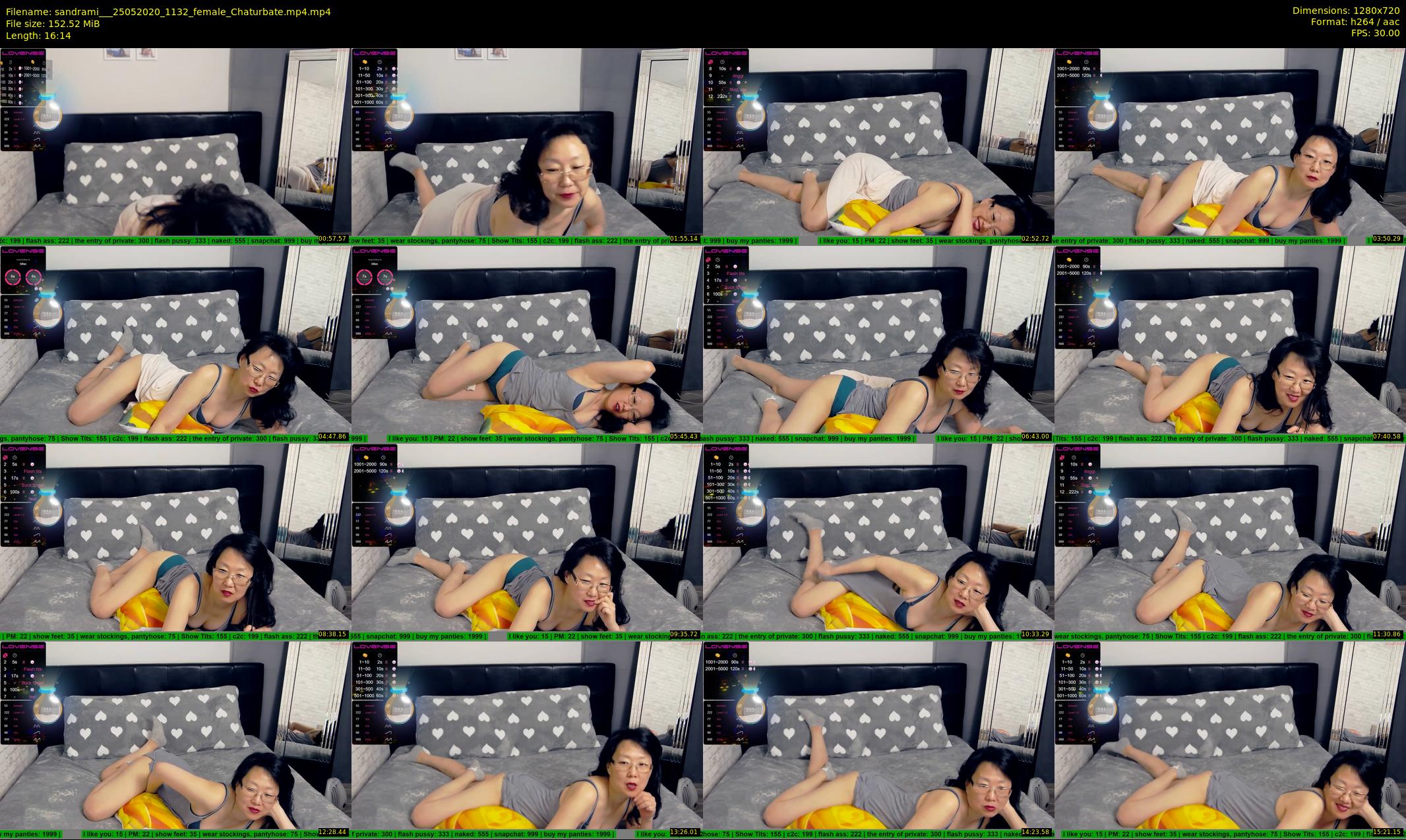 sandrami__ — 17 minute Chaturbate female cam show recording, 720p, May 25, 2020