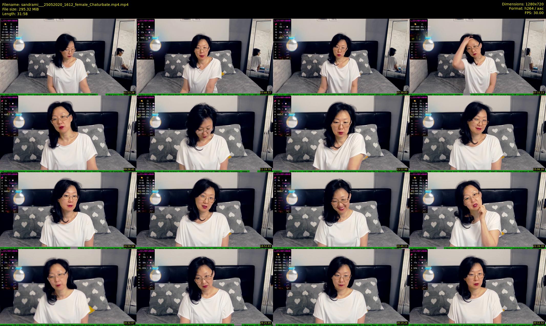 sandrami__ — 32 minute Chaturbate female cam show recording, 720p, May 25, 2020