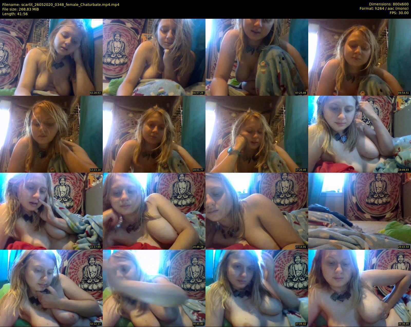 scartit — 42 minute Chaturbate female cam show recording, 480p, May 26, 2020