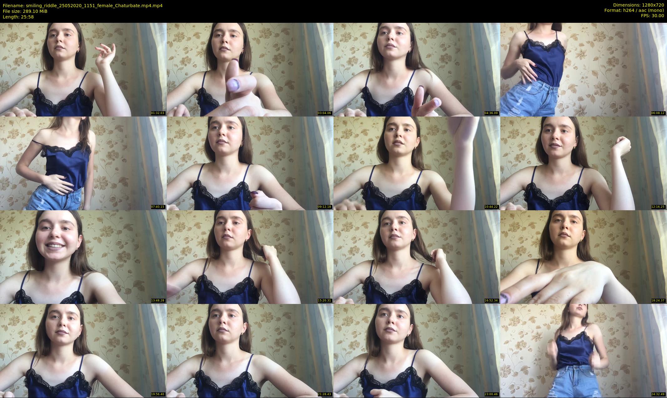 smiling_riddle — 26 minute Chaturbate female cam show recording, 720p, May 25, 2020