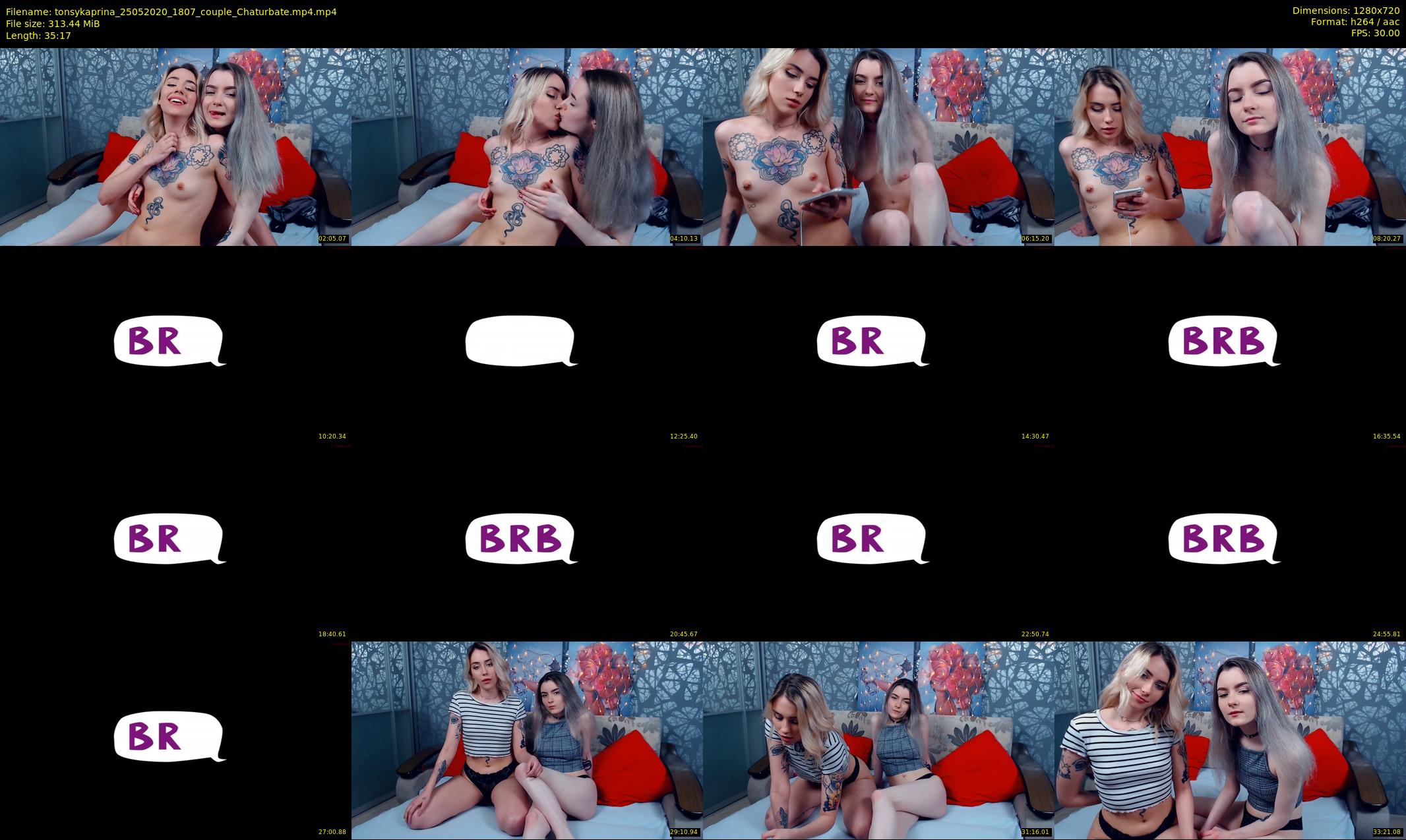 tonsykaprina — 36 minute Chaturbate couple cam show recording, 720p, May 25, 2020