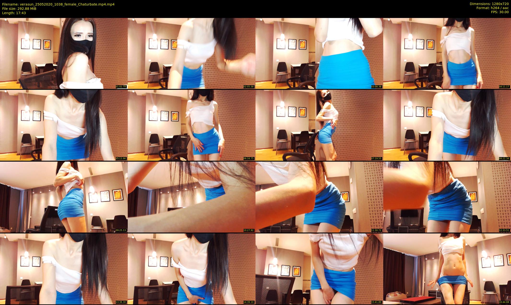 verasun — 18 minute Chaturbate female cam show recording, 720p, May 25, 2020