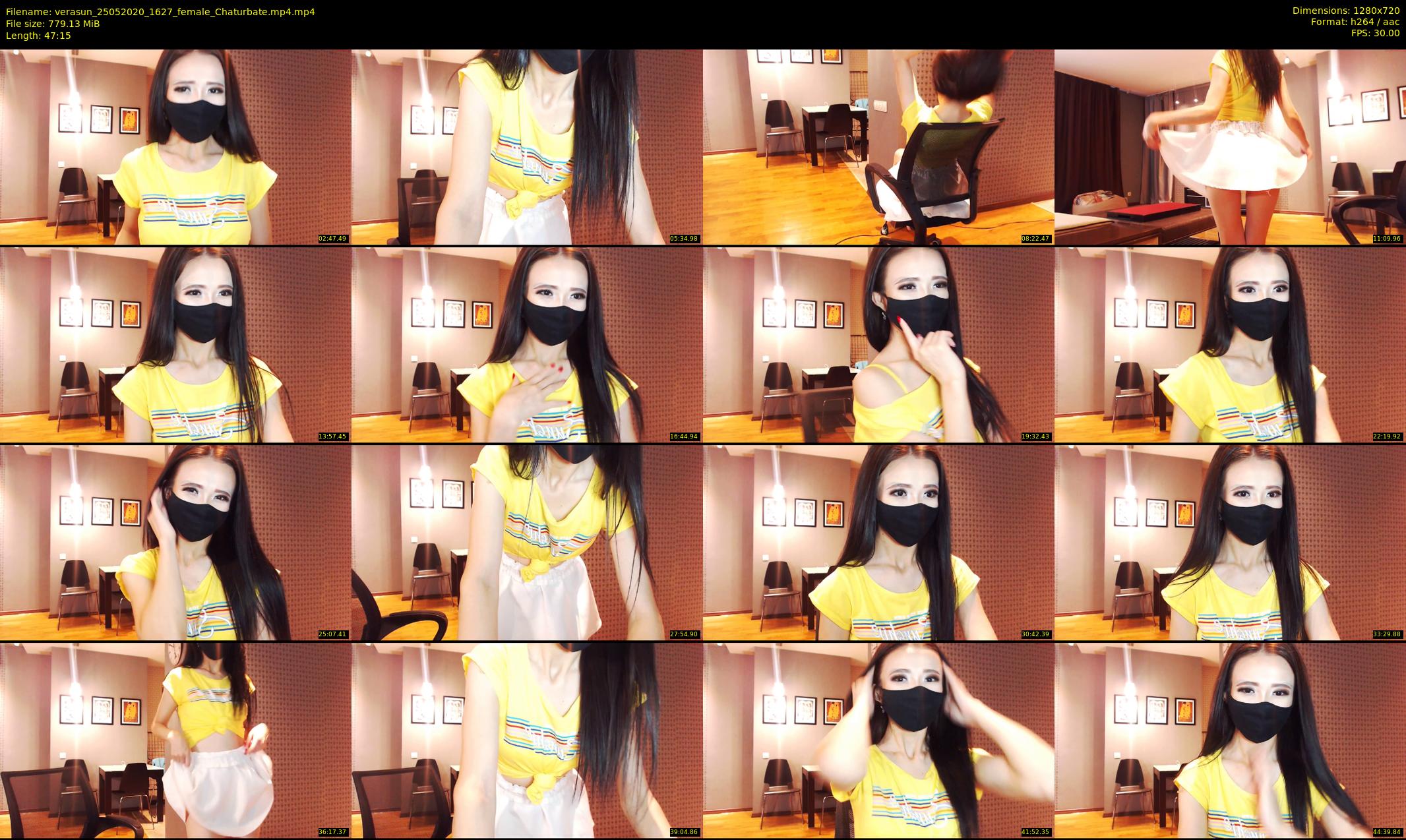 verasun — 48 minute Chaturbate female cam show recording, 720p, May 25, 2020