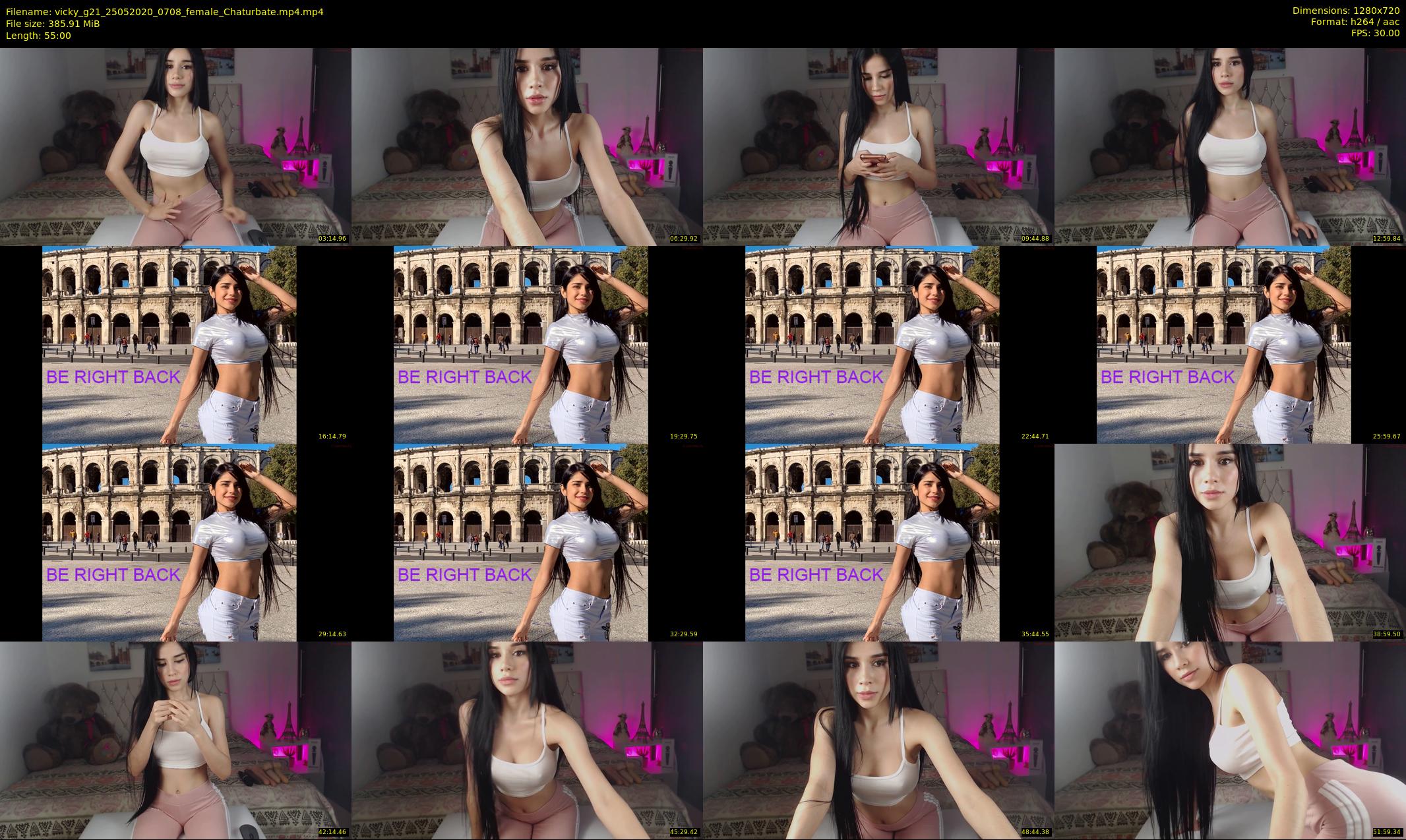 vicky_g21 — 55 minute Chaturbate female cam show recording, 720p, May 25, 2020