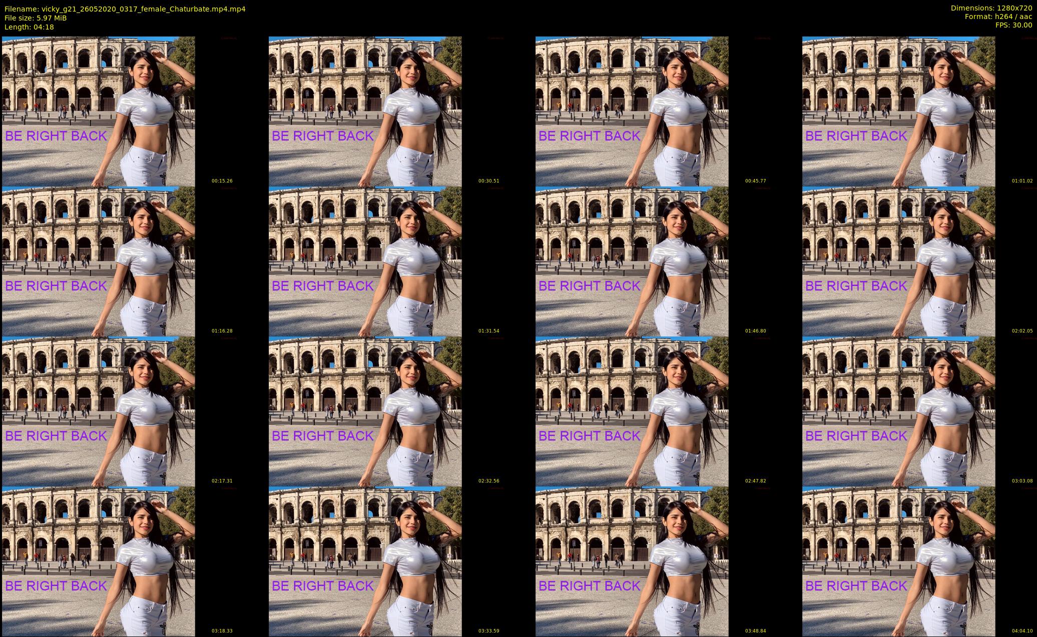 vicky_g21 — 5 minute Chaturbate female cam show recording, 720p, May 26, 2020