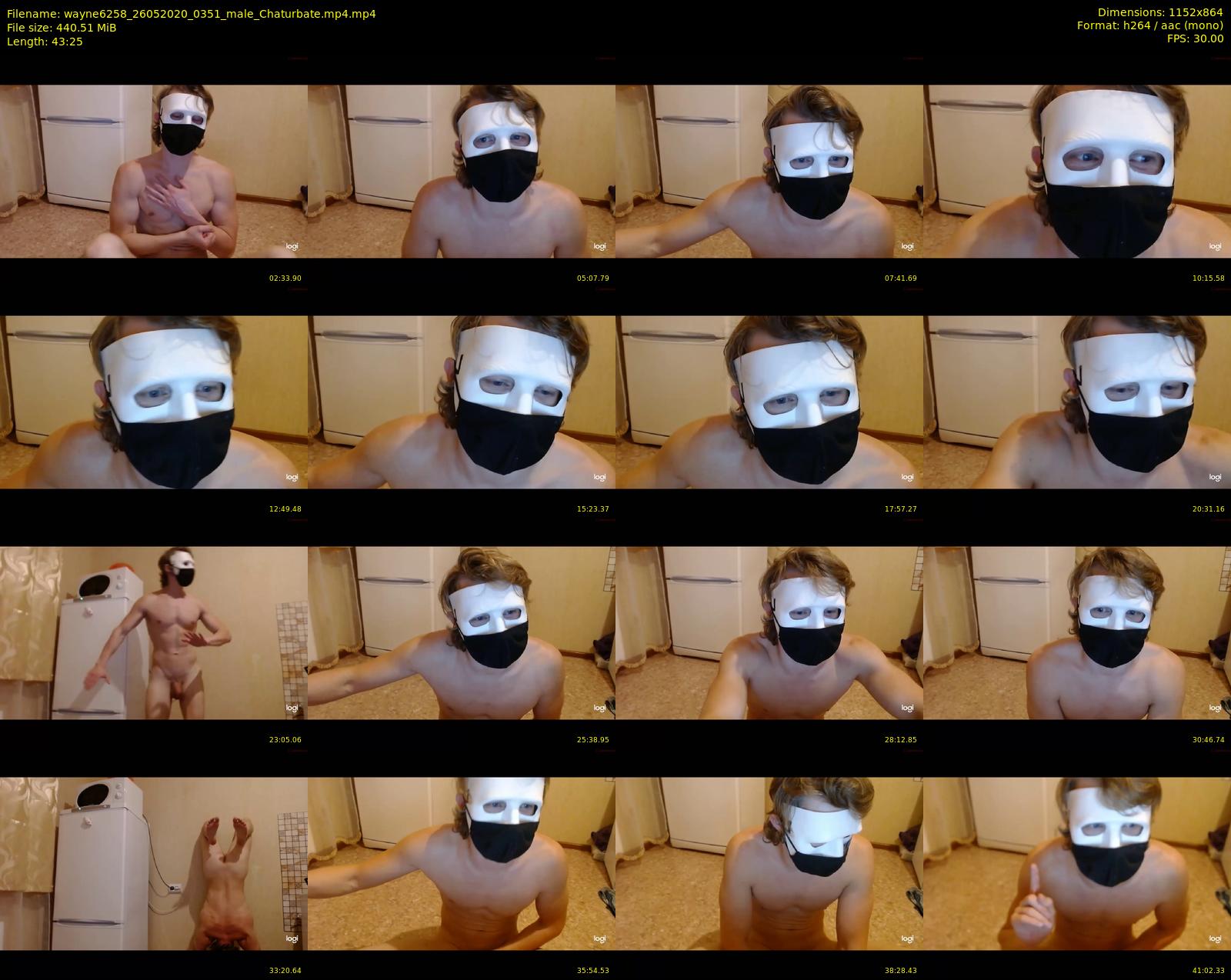 wayne6258 — 44 minute Chaturbate male cam show recording, 720p, May 26, 2020