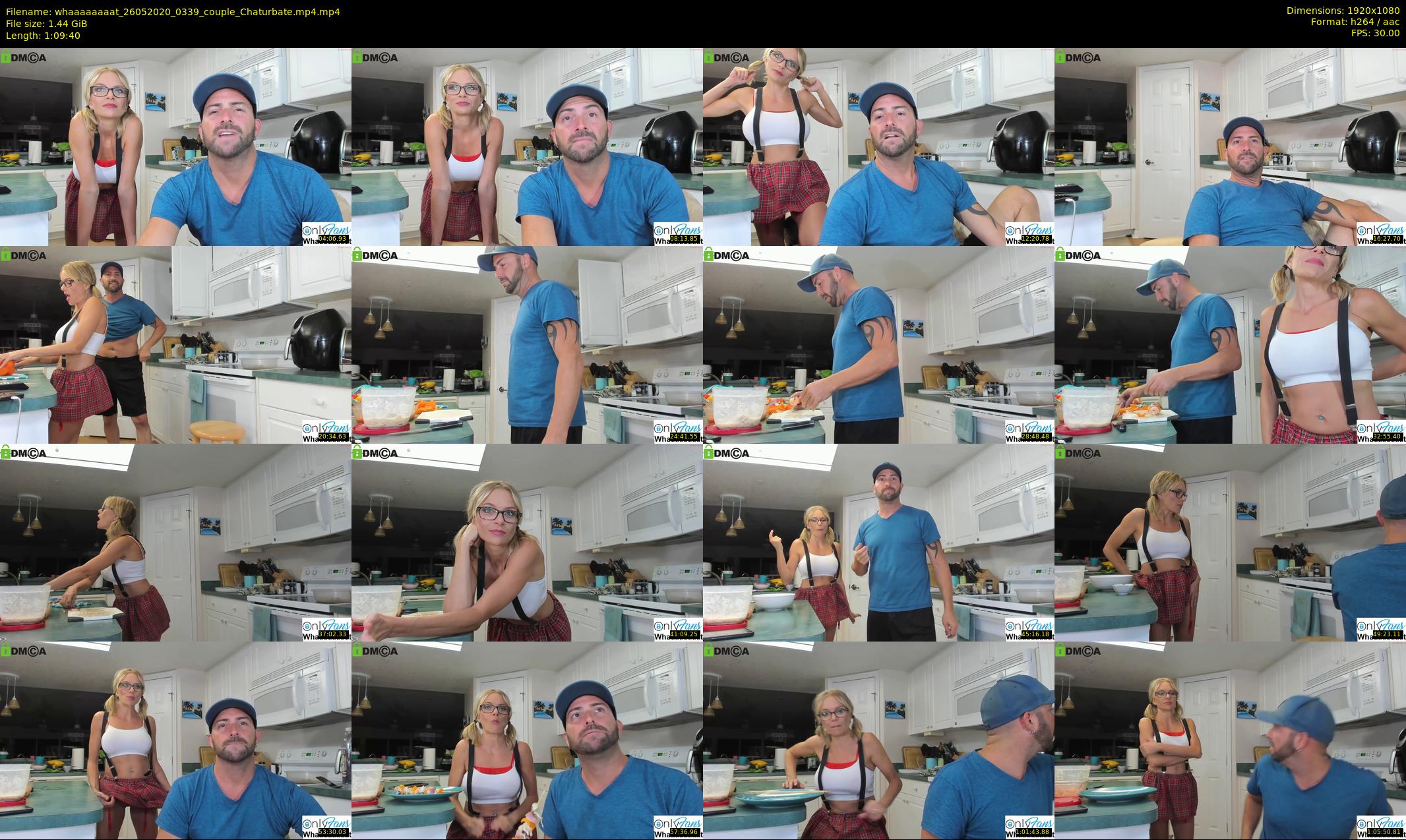whaaaaaaaat — 70 minute Chaturbate couple cam show recording, 1080p, May 26, 2020