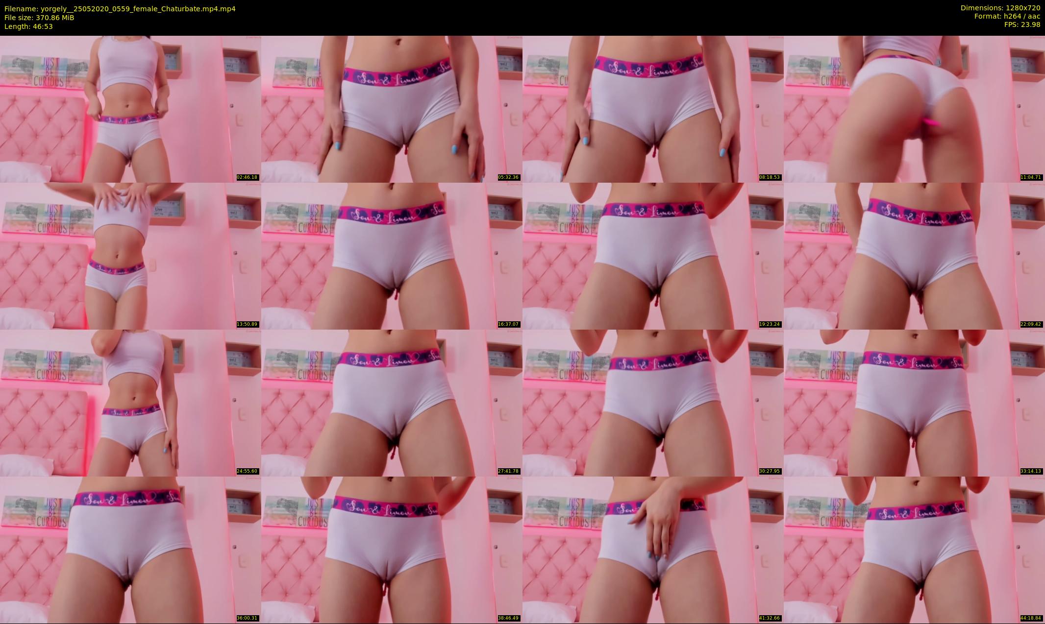 yorgely_ — 47 minute Chaturbate female cam show recording, 720p, May 25, 2020