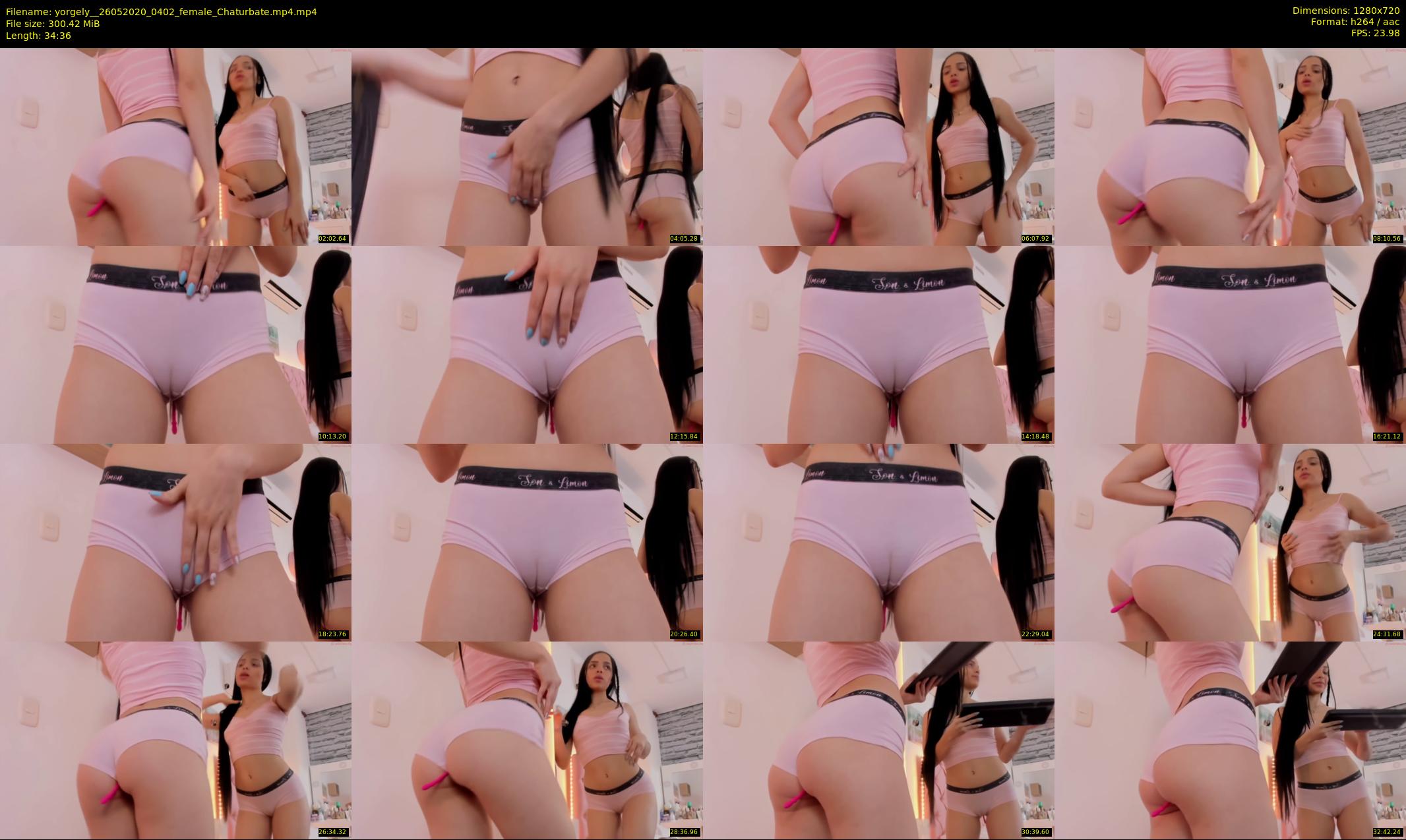 yorgely_ — 35 minute Chaturbate female cam show recording, 720p, May 26, 2020