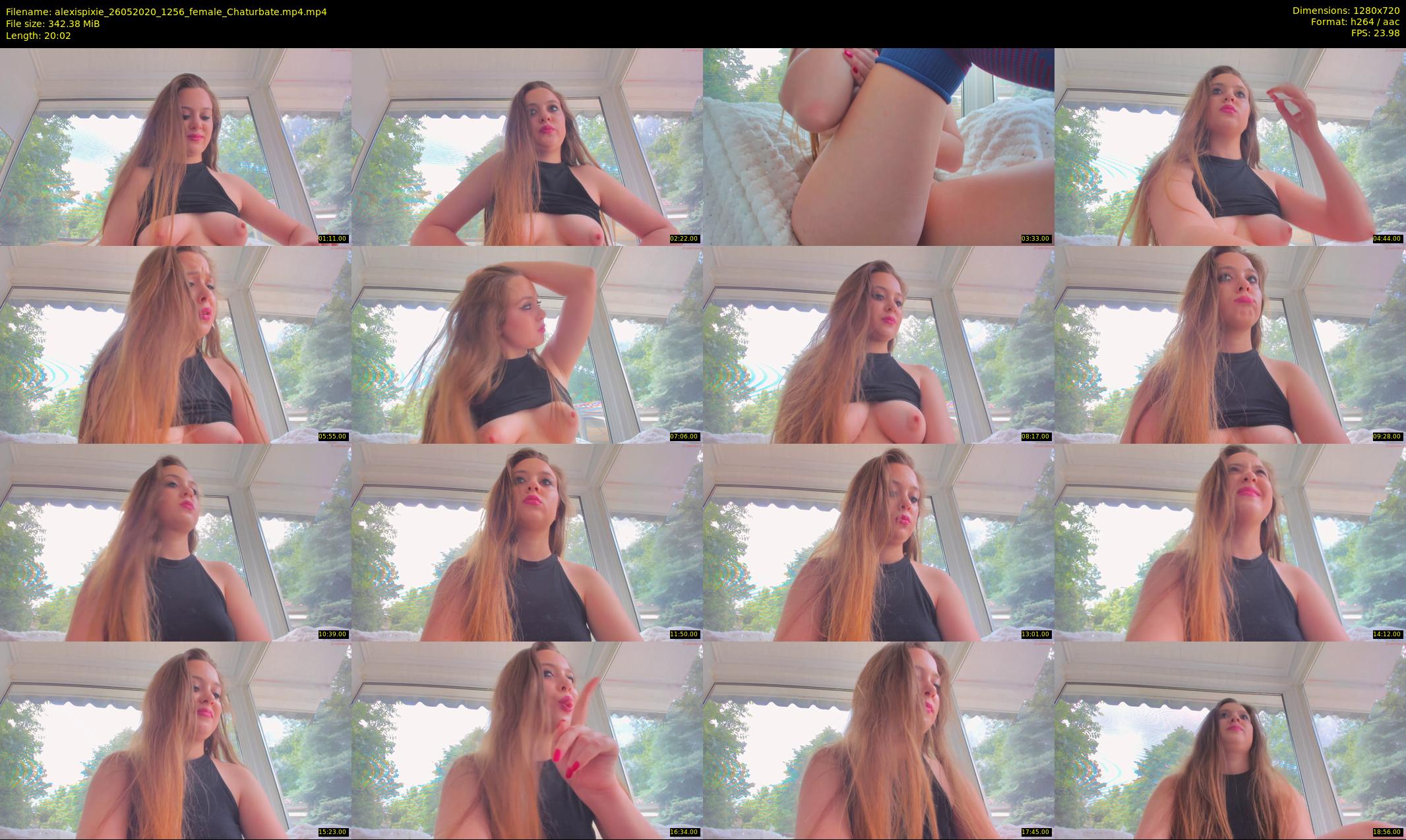 alexispixie — 21 minute Chaturbate female cam show recording, 720p, May 26, 2020