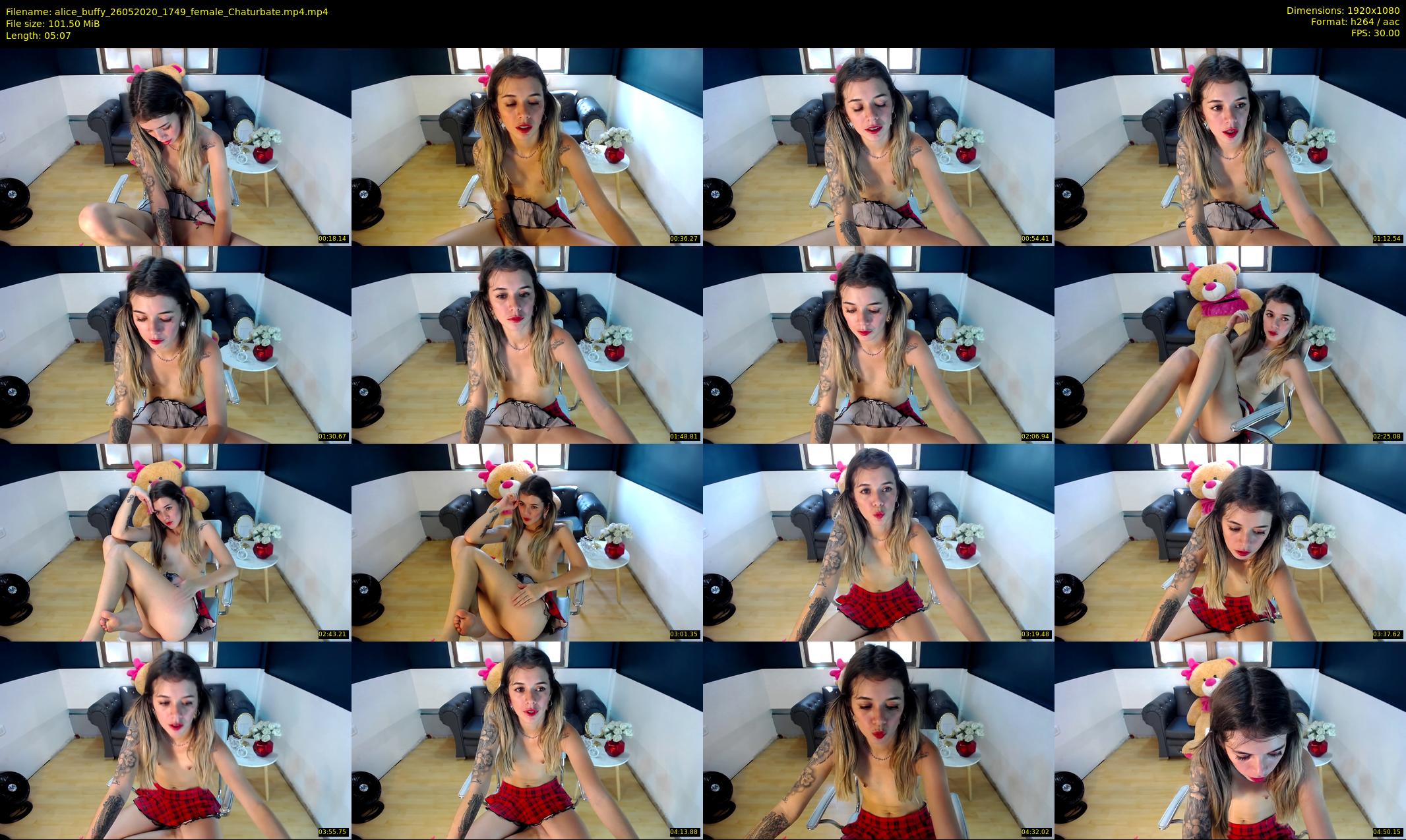 alice_buffy — 6 minute Chaturbate female cam show recording, 1080p, May 26, 2020