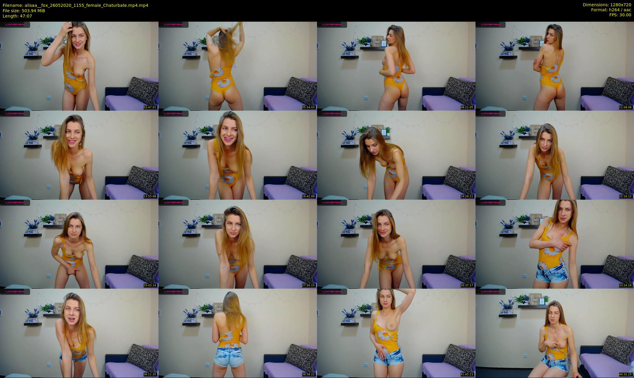 alisaa__fox — 48 minute Chaturbate female cam show recording, 720p, May 26, 2020