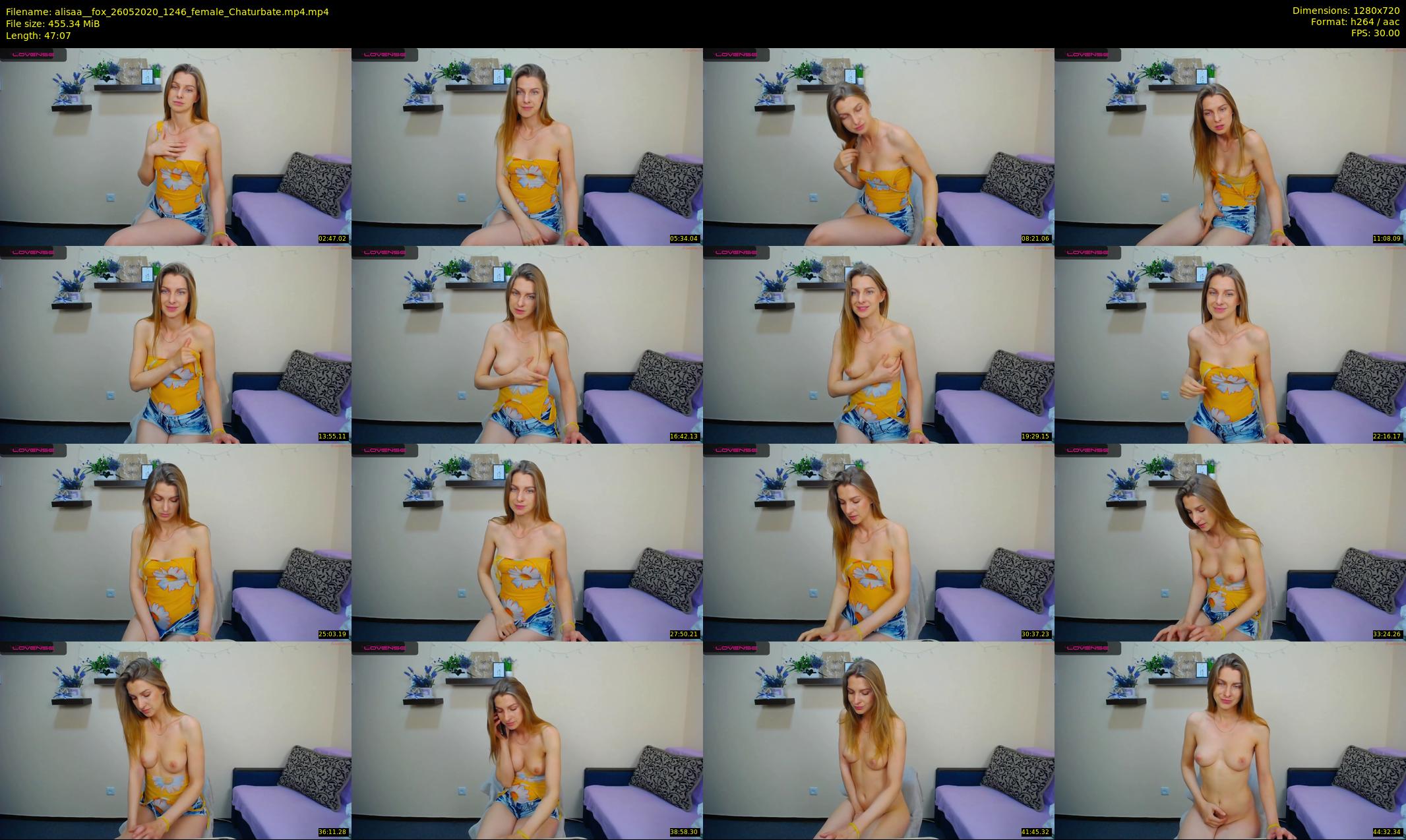 alisaa__fox — 48 minute Chaturbate female cam show recording, 720p, May 26, 2020