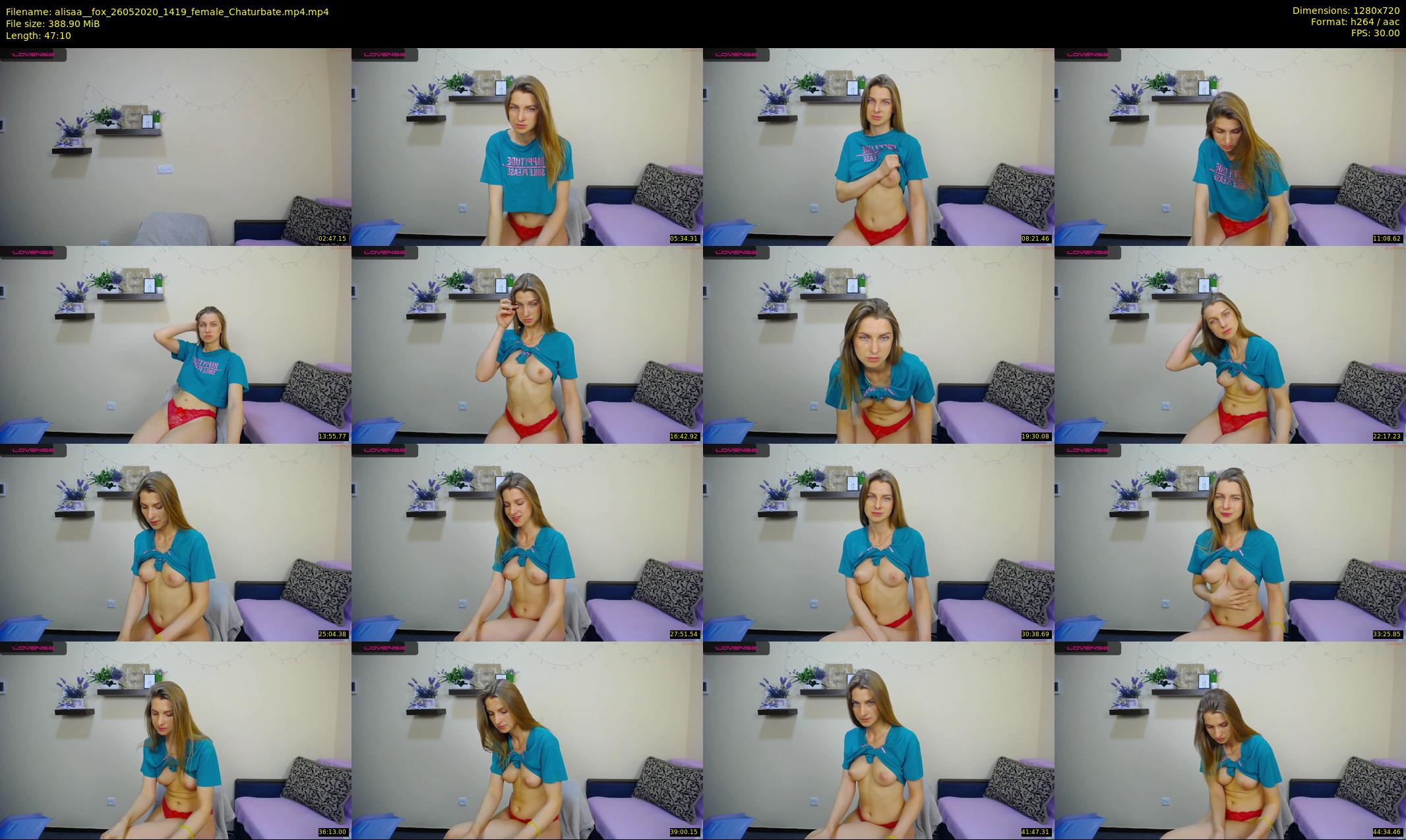 alisaa__fox — 48 minute Chaturbate female cam show recording, 720p, May 26, 2020