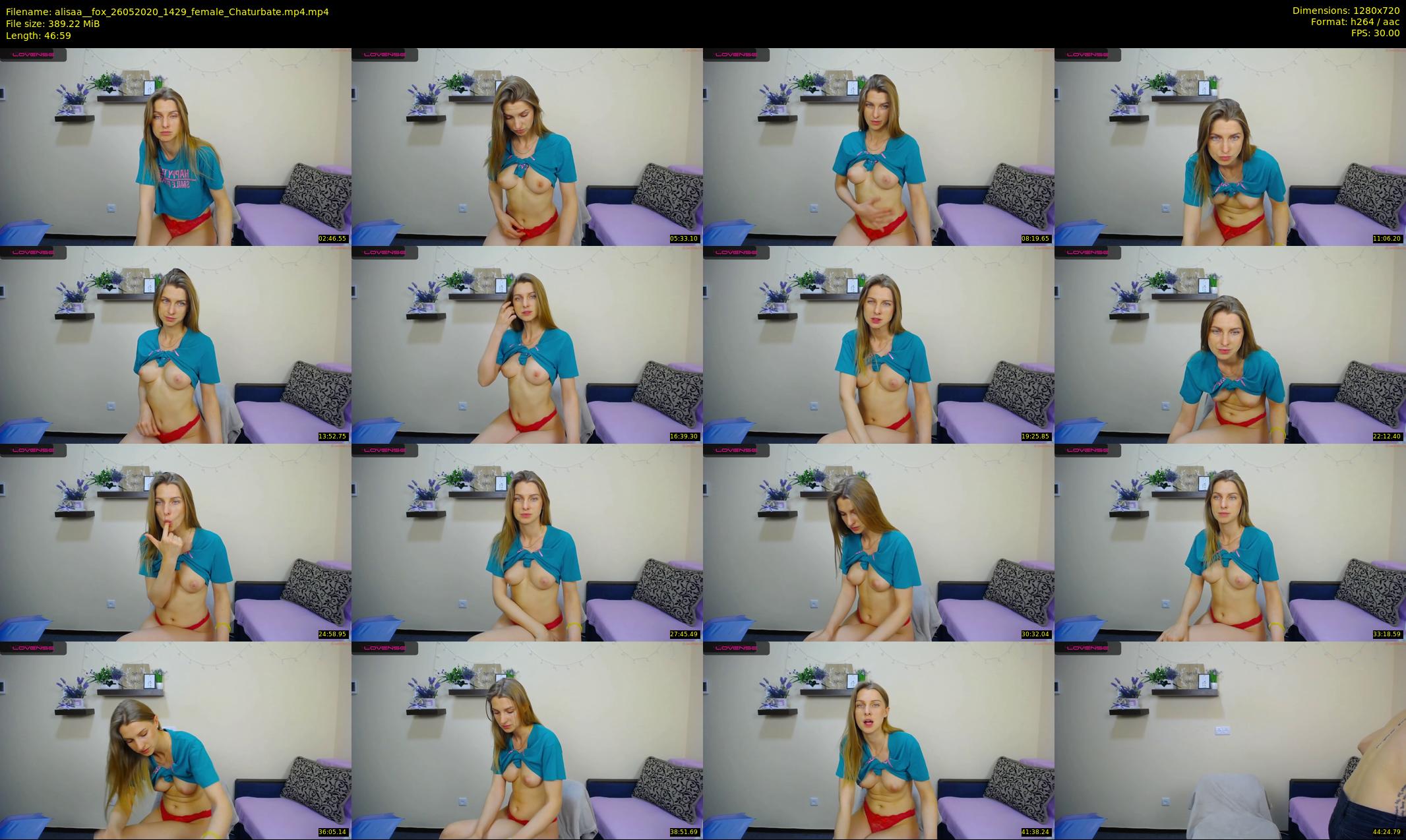 alisaa__fox — 47 minute Chaturbate female cam show recording, 720p, May 26, 2020