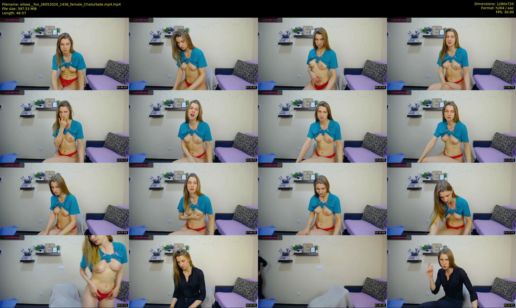 alisaa__fox — 47 minute Chaturbate female cam show recording, 720p, May 26, 2020