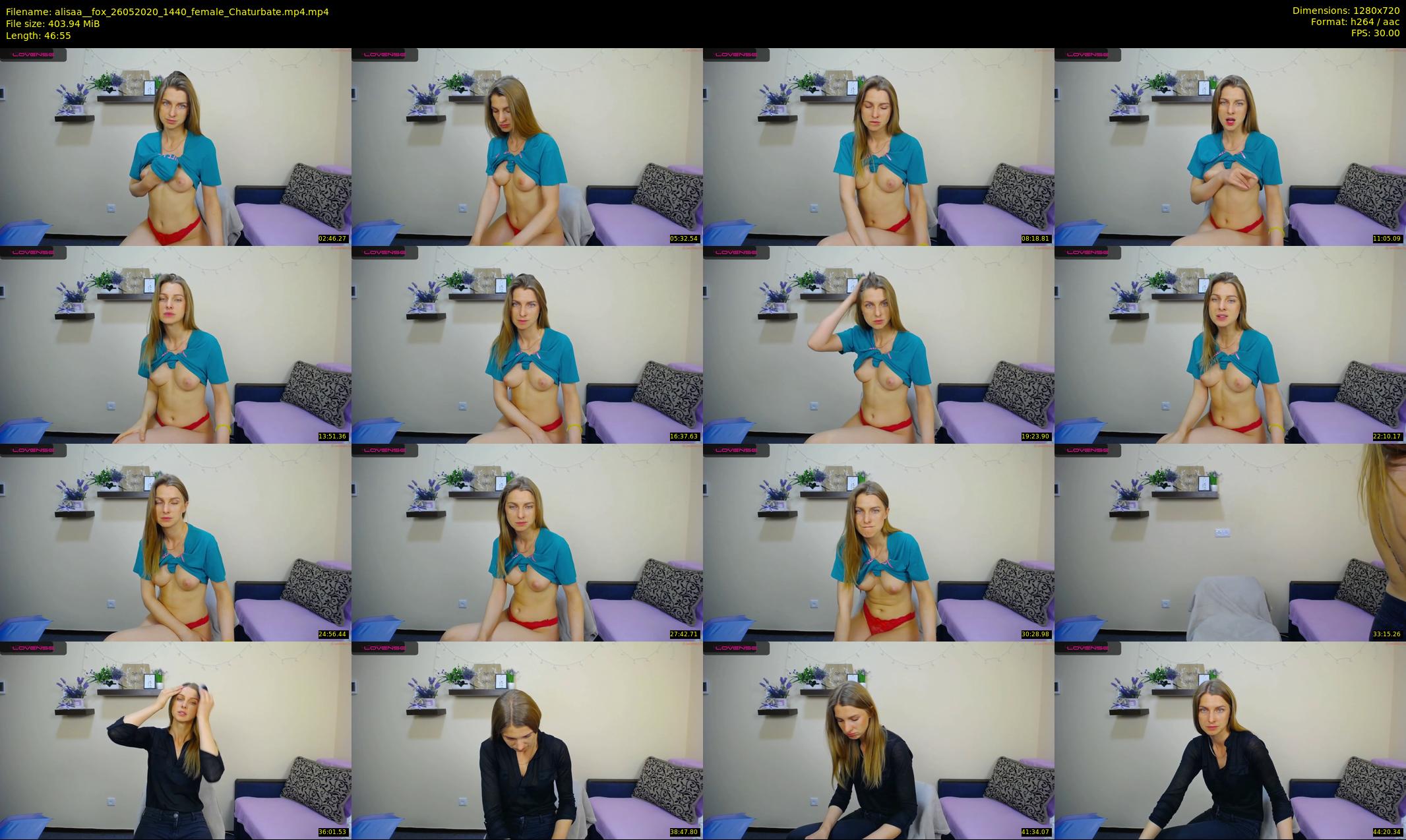 alisaa__fox — 47 minute Chaturbate female cam show recording, 720p, May 26, 2020