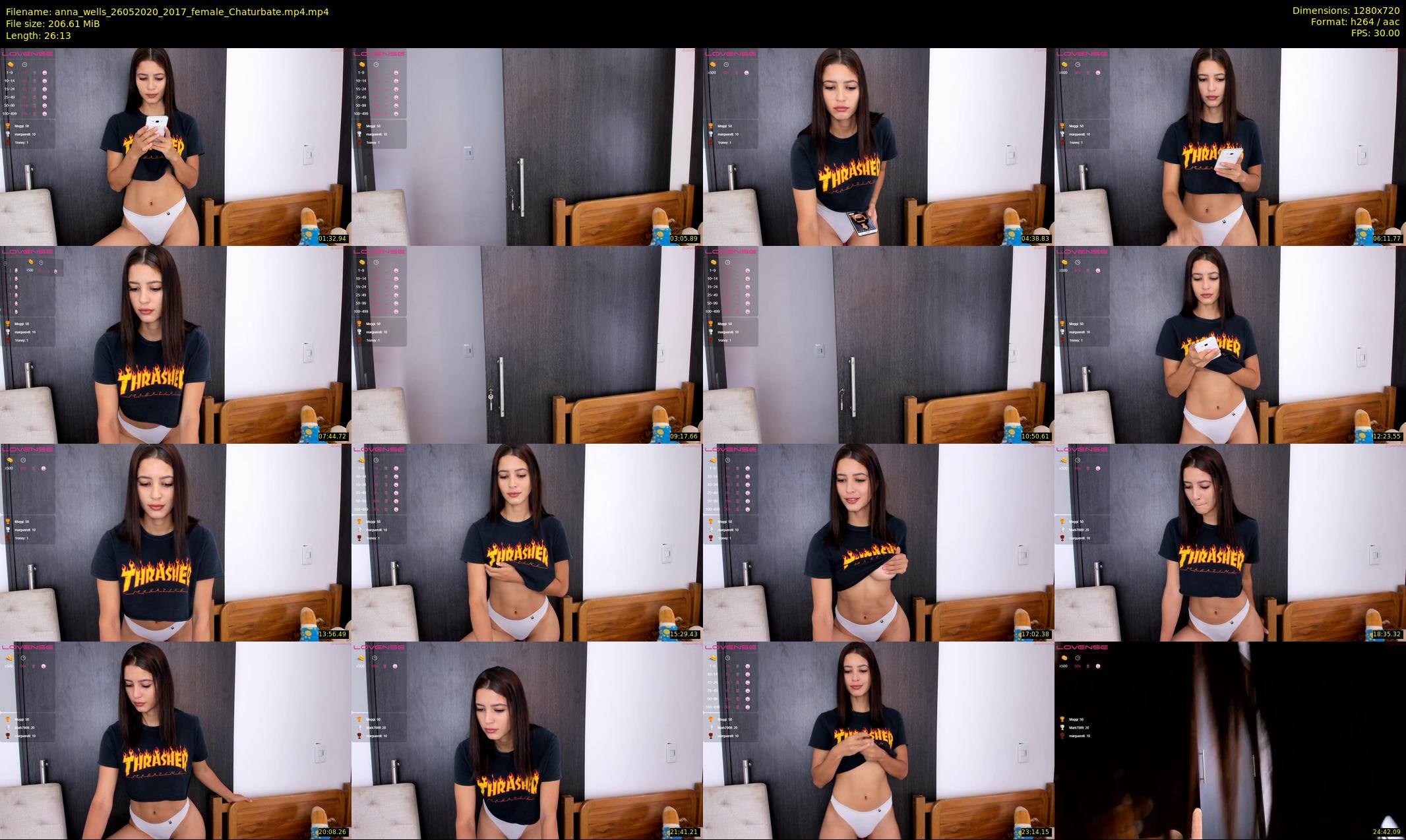 anna_wells — 27 minute Chaturbate female cam show recording, 720p, May 26, 2020