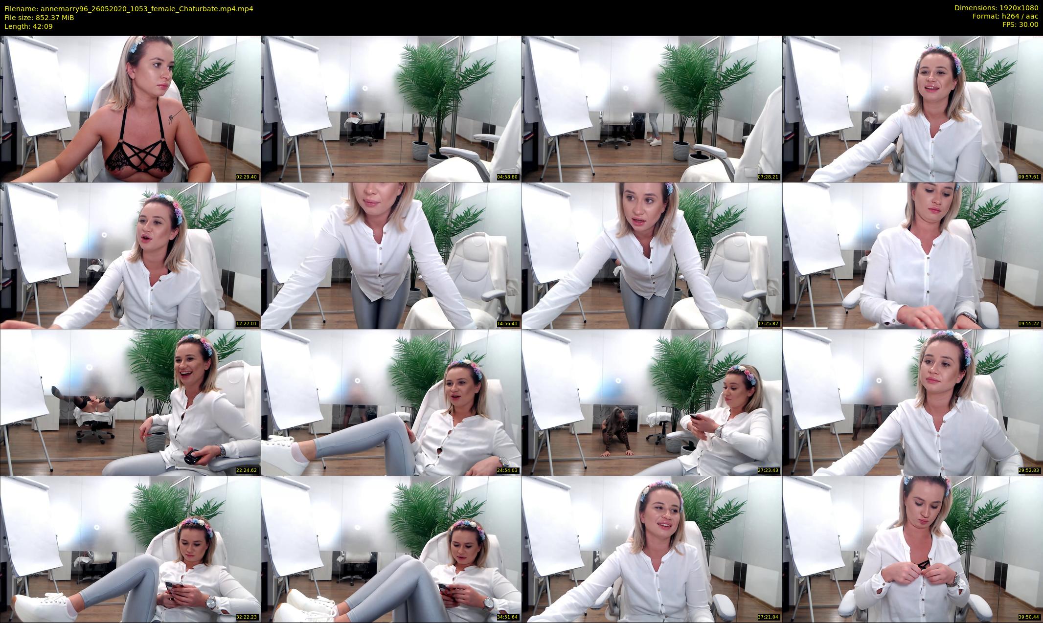 annemarry96 — 43 minute Chaturbate female cam show recording, 1080p, May 26, 2020