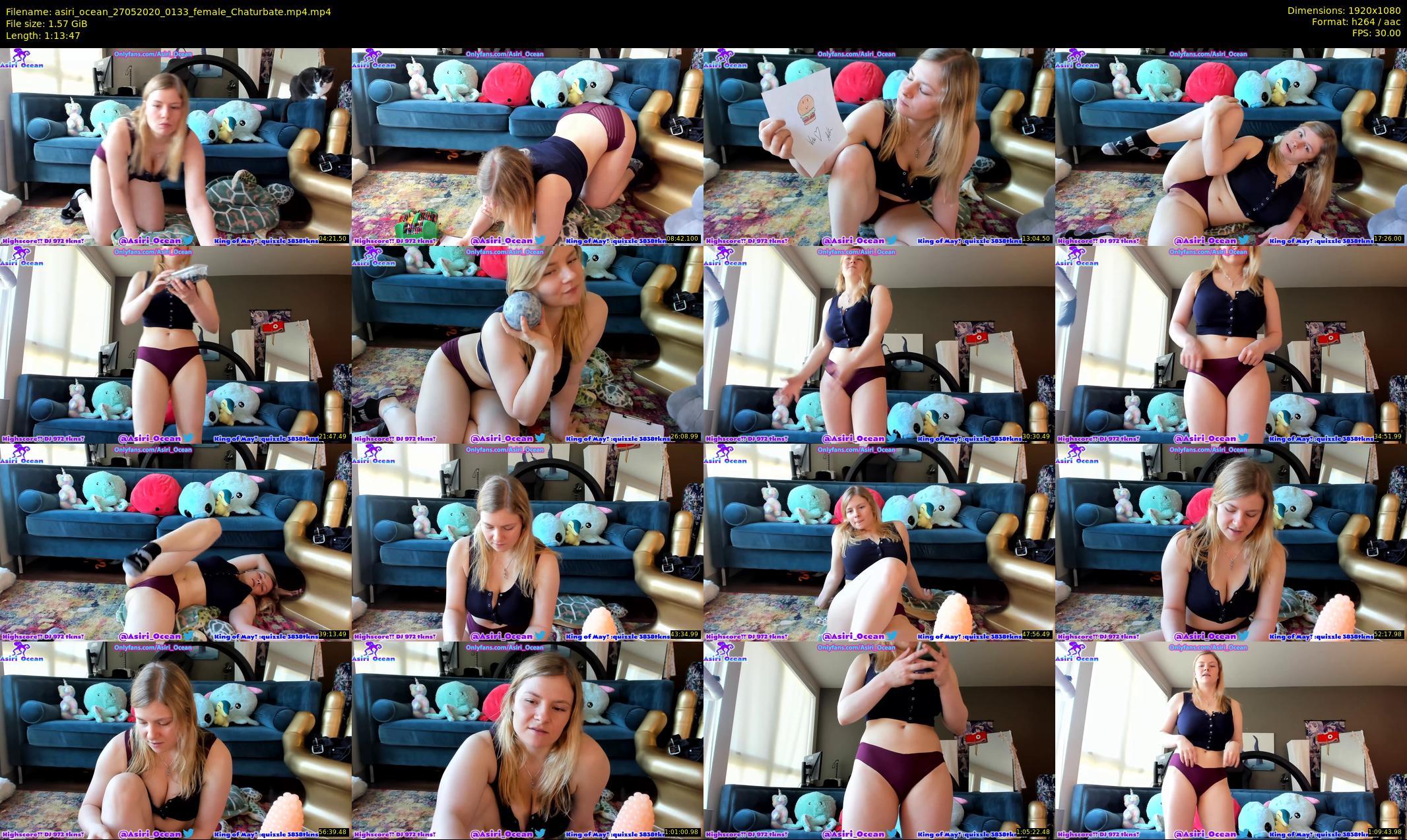 asiri_ocean — 74 minute Chaturbate female cam show recording, 1080p, May 27, 2020