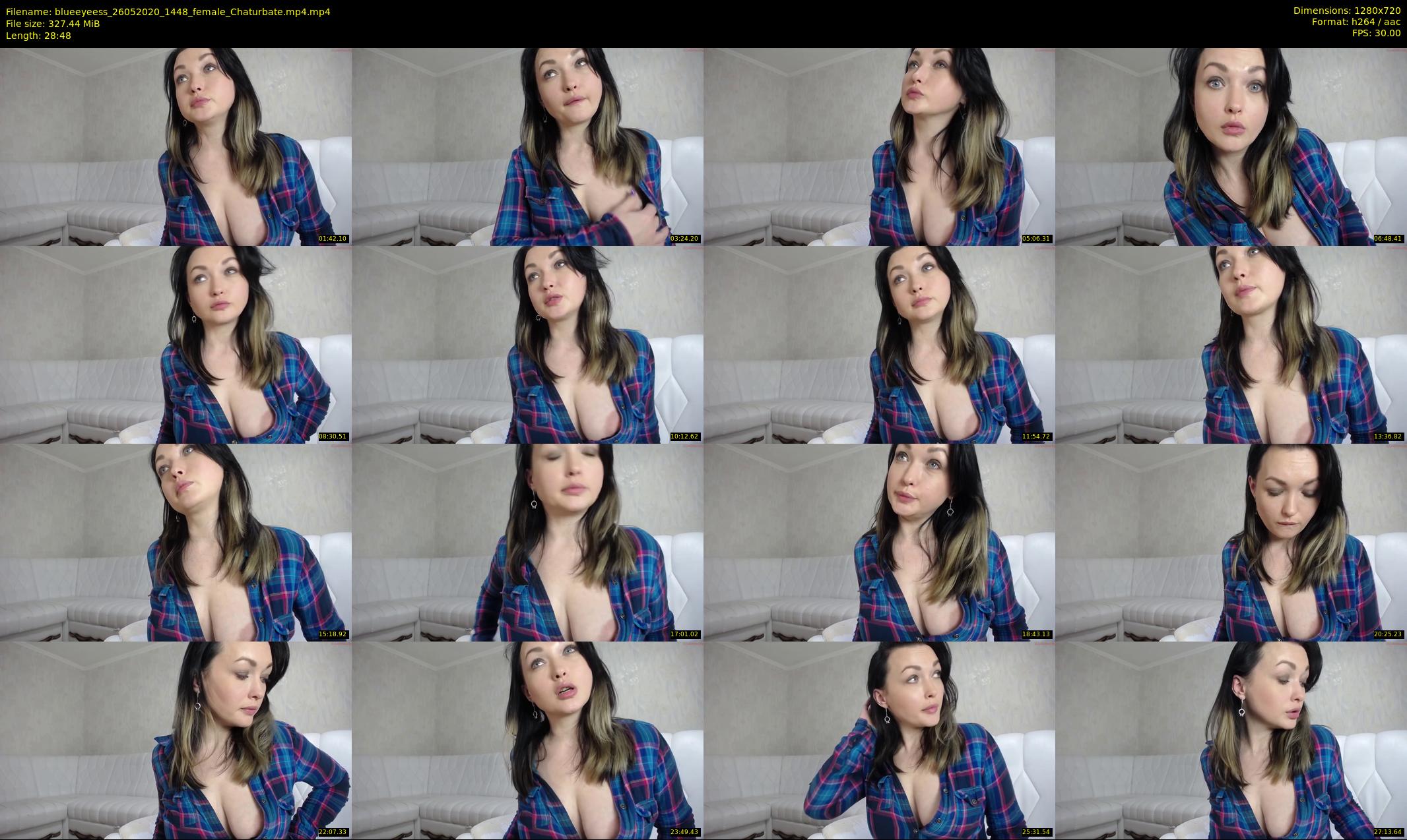 blueeyeess — 29 minute Chaturbate female cam show recording, 720p, May 26, 2020