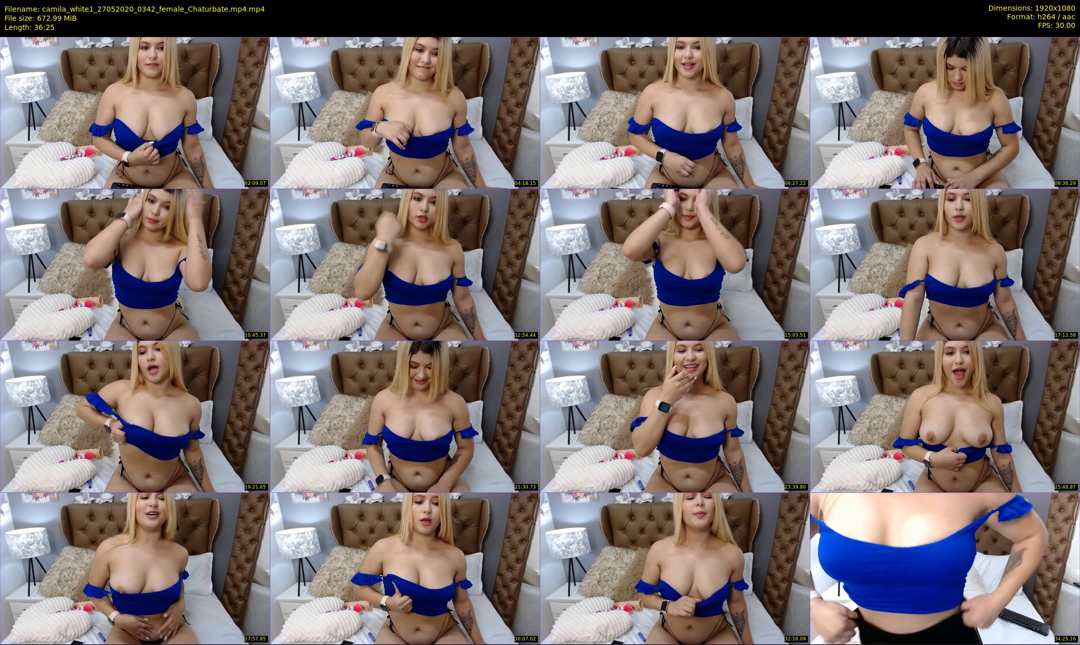 camila_white1 — 37 minute Chaturbate female cam show recording, 1080p, May 27, 2020