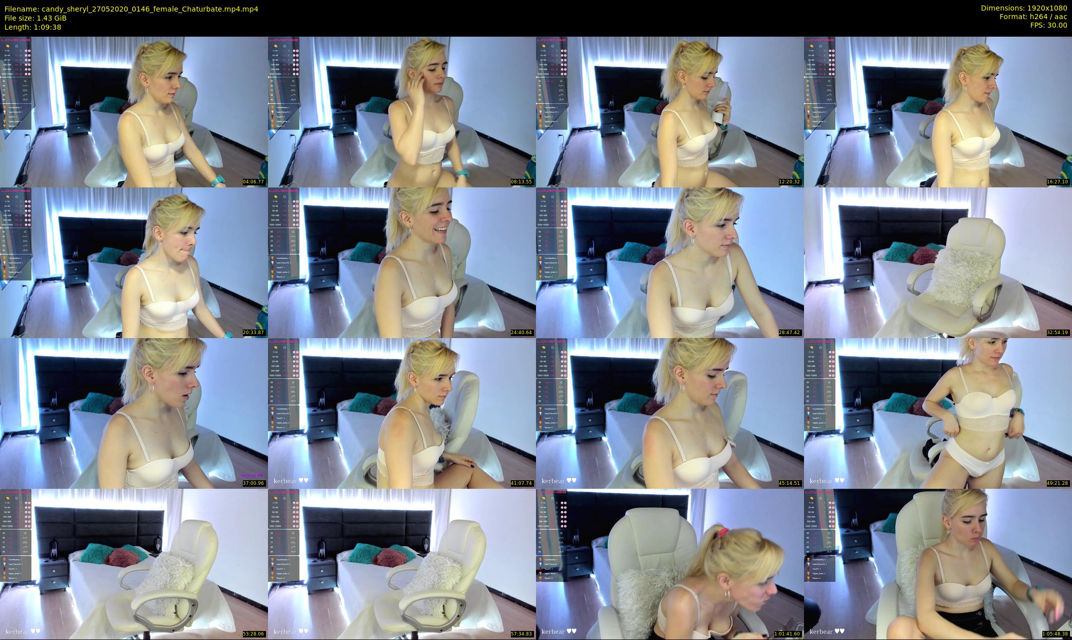 candy_sheryl — 70 minute Chaturbate female cam show recording, 1080p, May 27, 2020