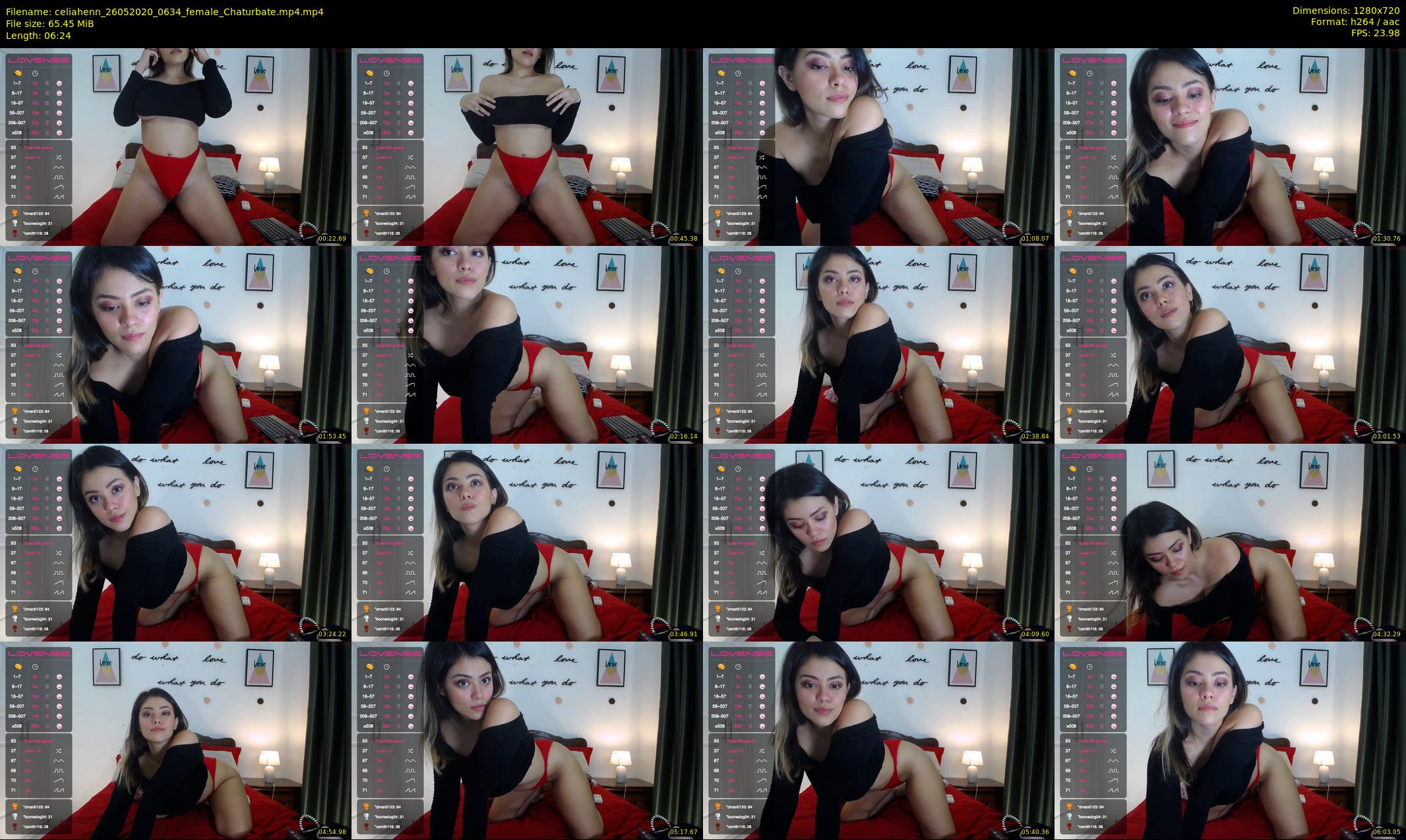 celiahenn — 7 minute Chaturbate female cam show recording, 720p, May 26, 2020