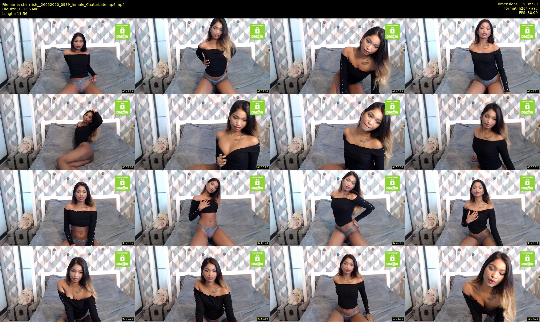 cherrrish_ — 12 minute Chaturbate female cam show recording, 720p, May 26, 2020