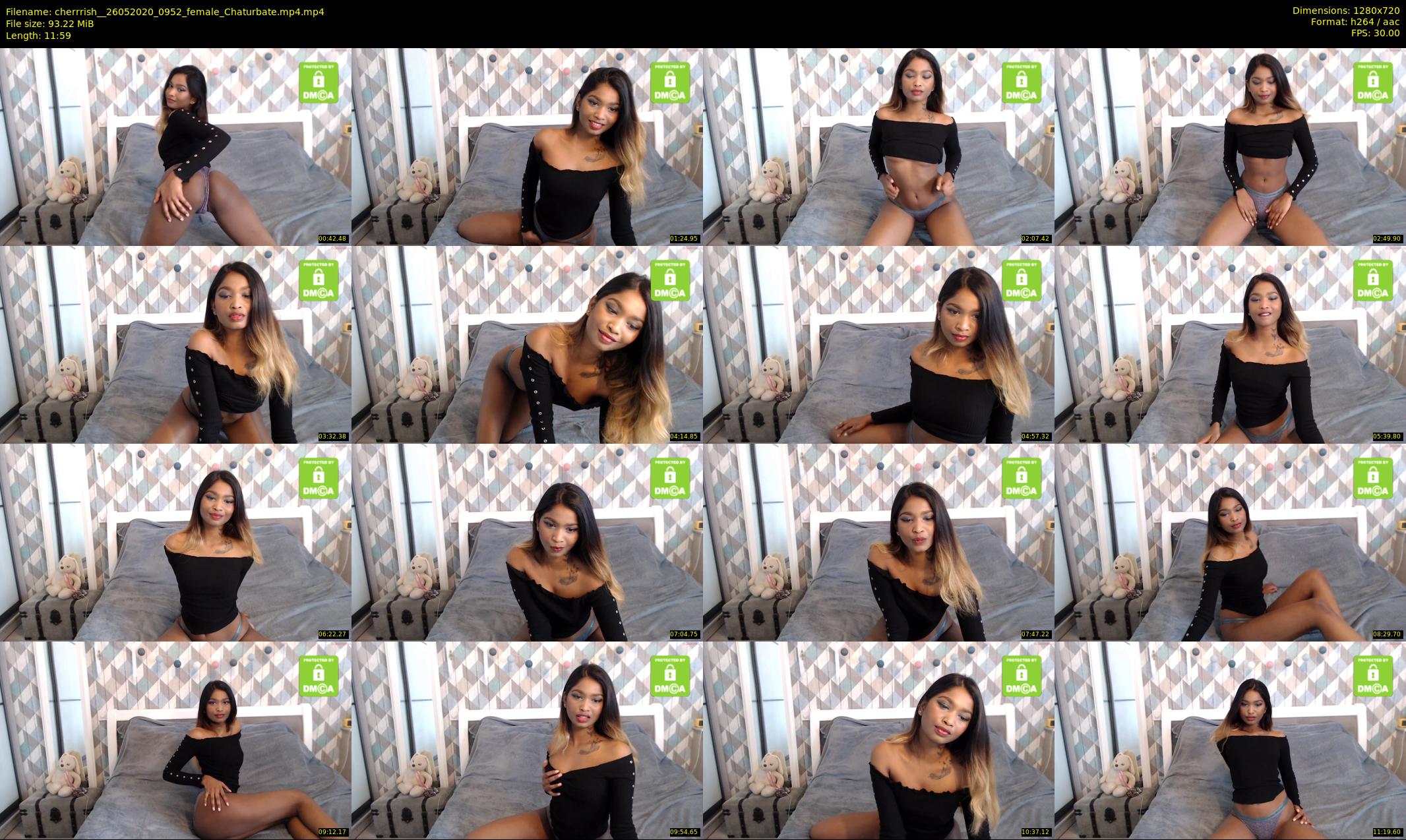 cherrrish_ — 12 minute Chaturbate female cam show recording, 720p, May 26, 2020