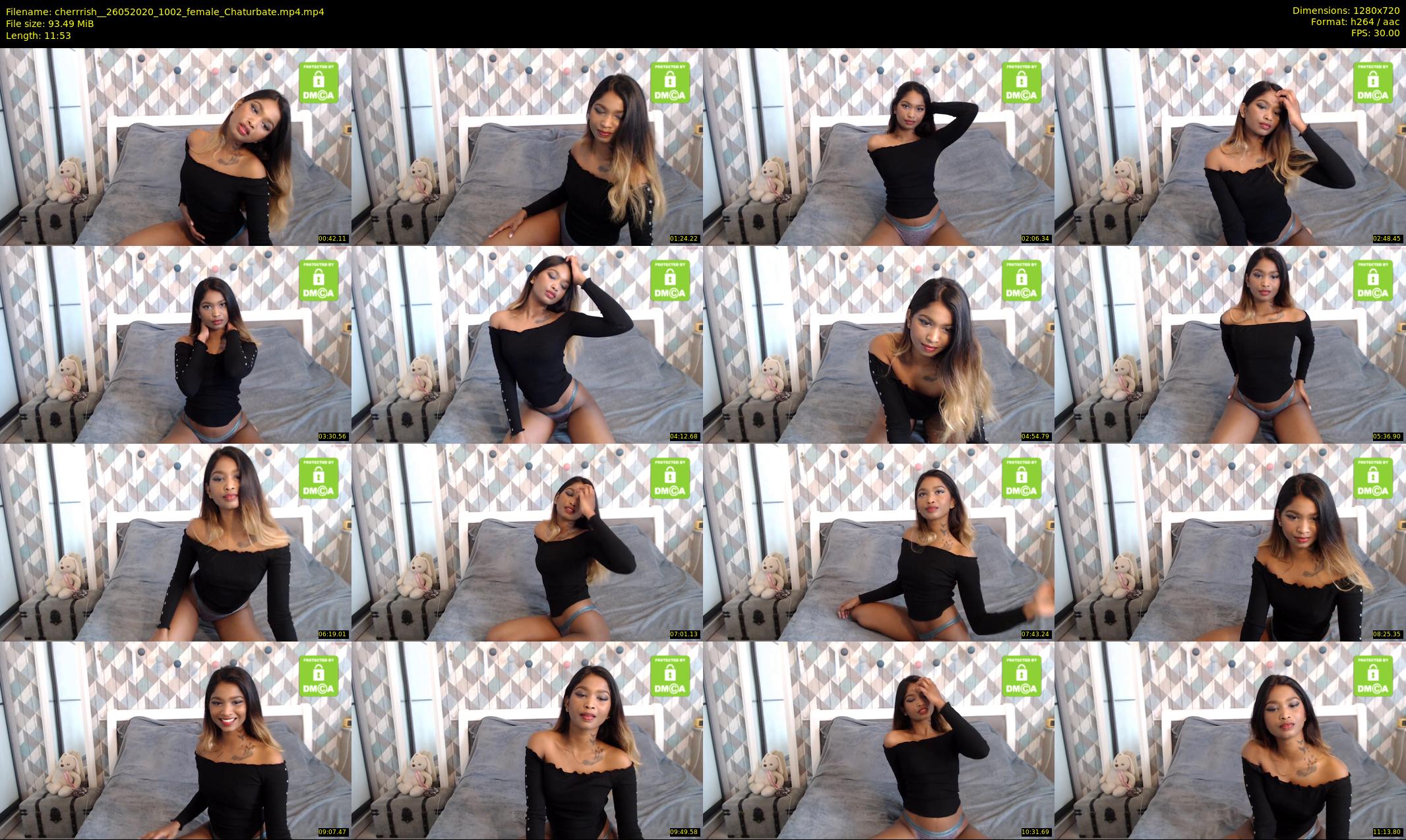 cherrrish_ — 12 minute Chaturbate female cam show recording, 720p, May 26, 2020