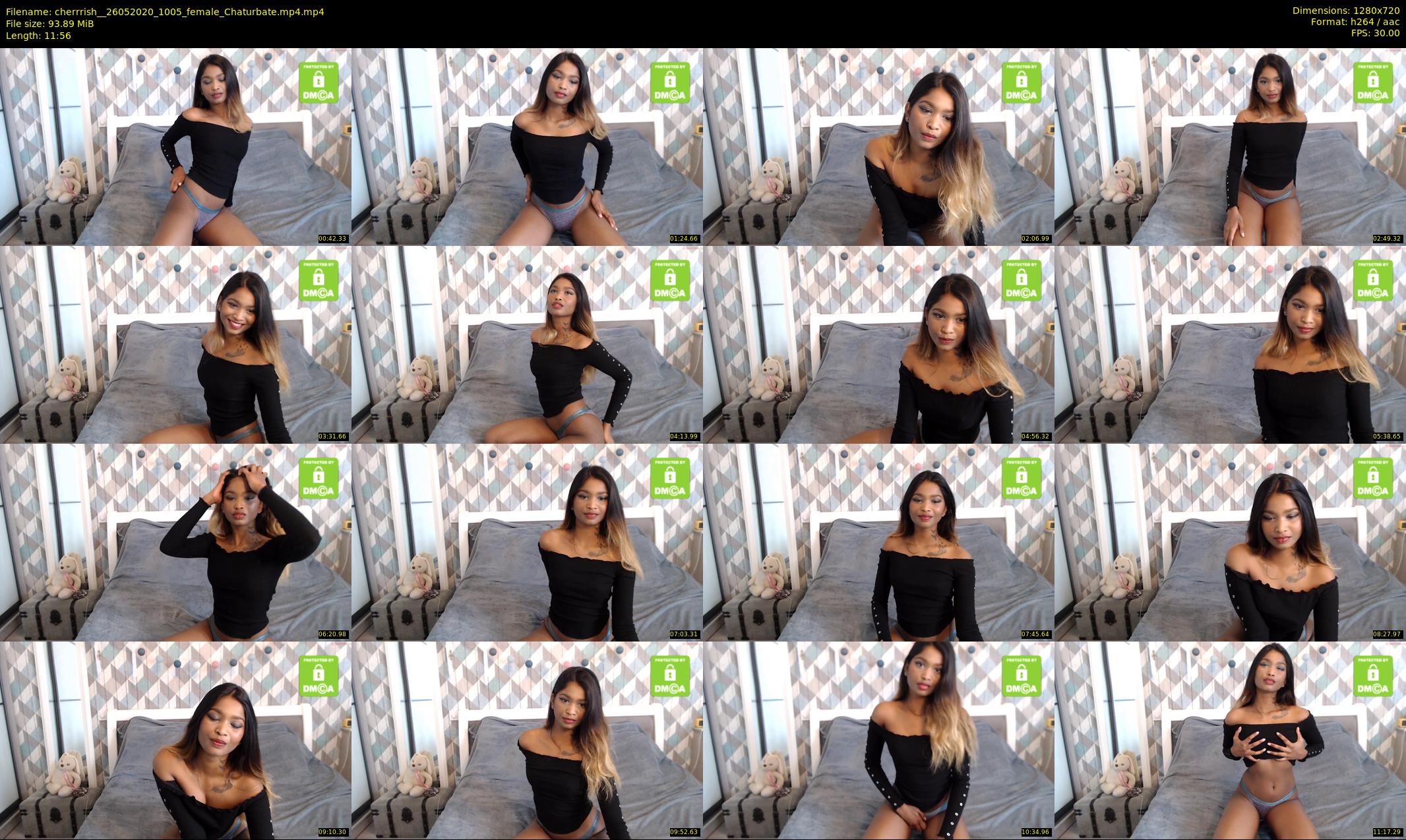 cherrrish_ — 12 minute Chaturbate female cam show recording, 720p, May 26, 2020