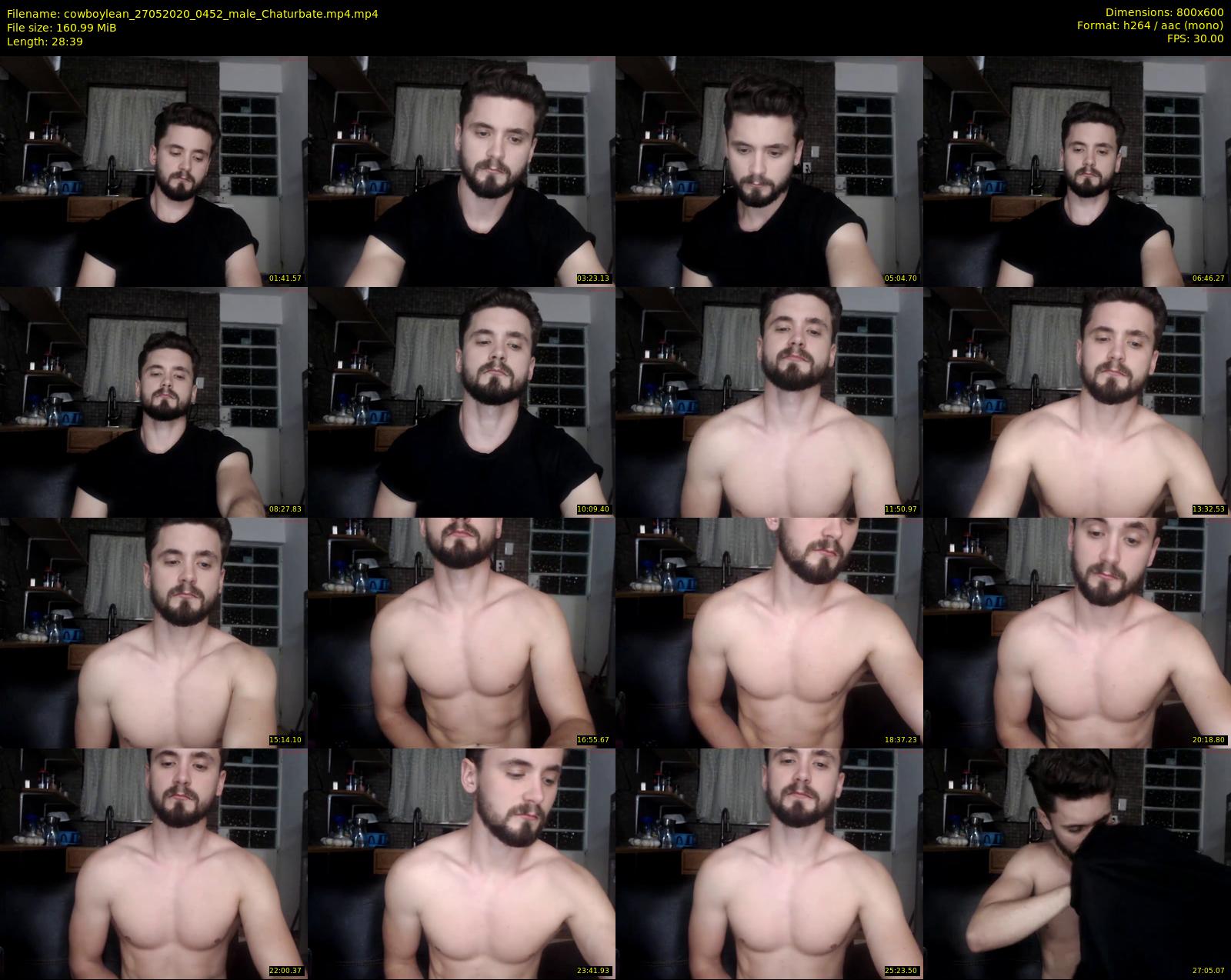 cowboylean — 29 minute Chaturbate male cam show recording, 480p, May 27, 2020