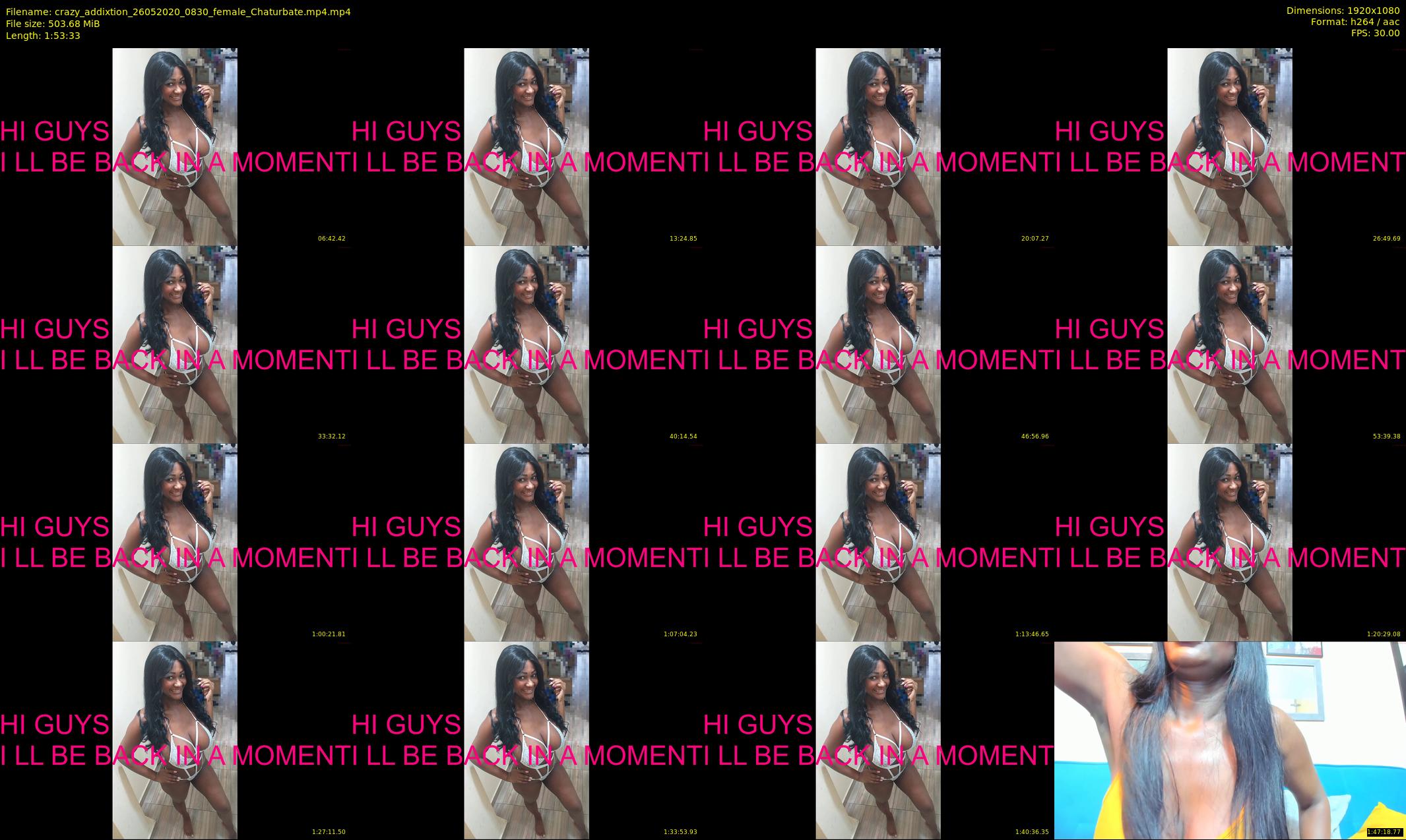 crazy_addixtion — 114 minute Chaturbate female cam show recording, 1080p, May 26, 2020
