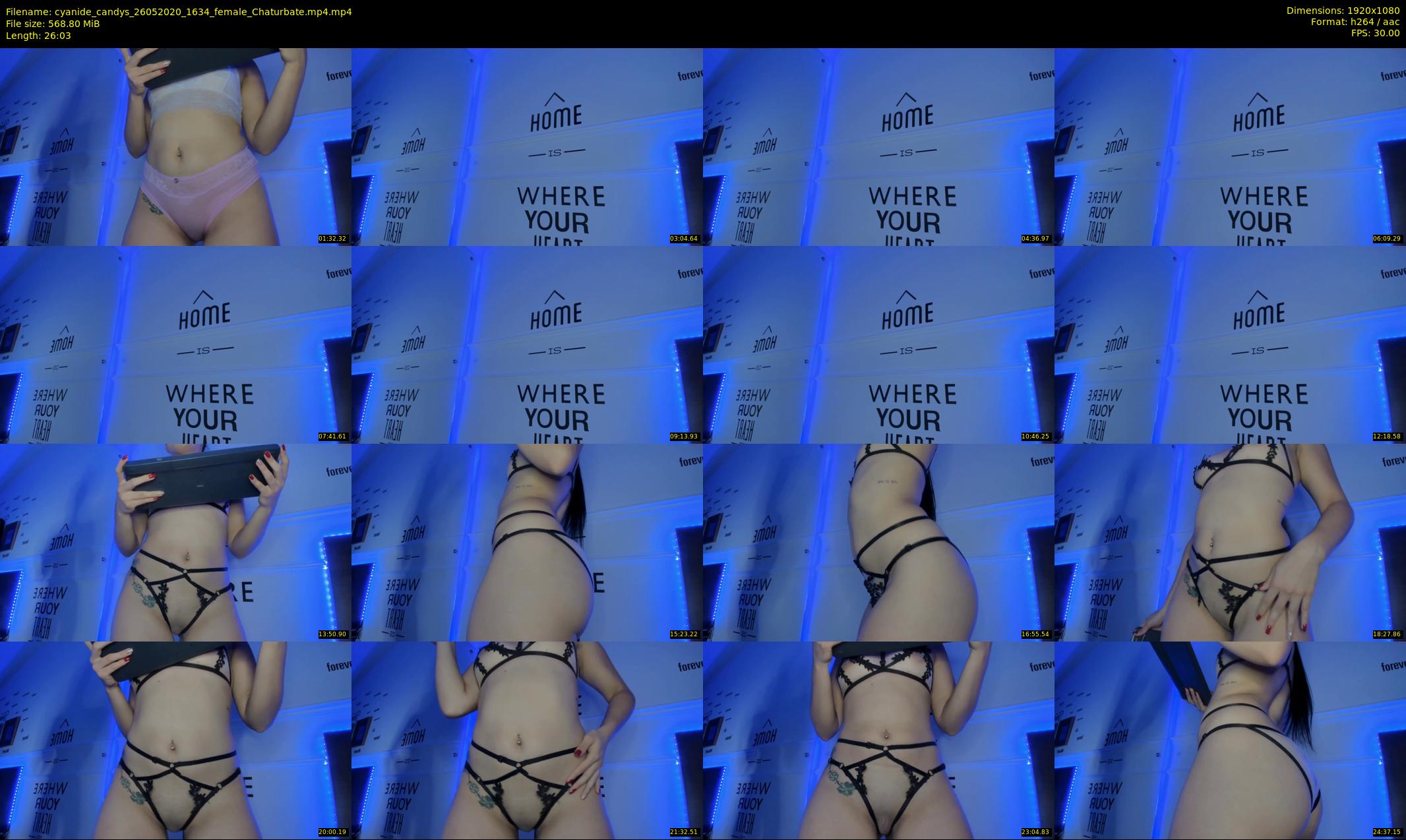 cyanide_candys — 27 minute Chaturbate female cam show recording, 1080p, May 26, 2020