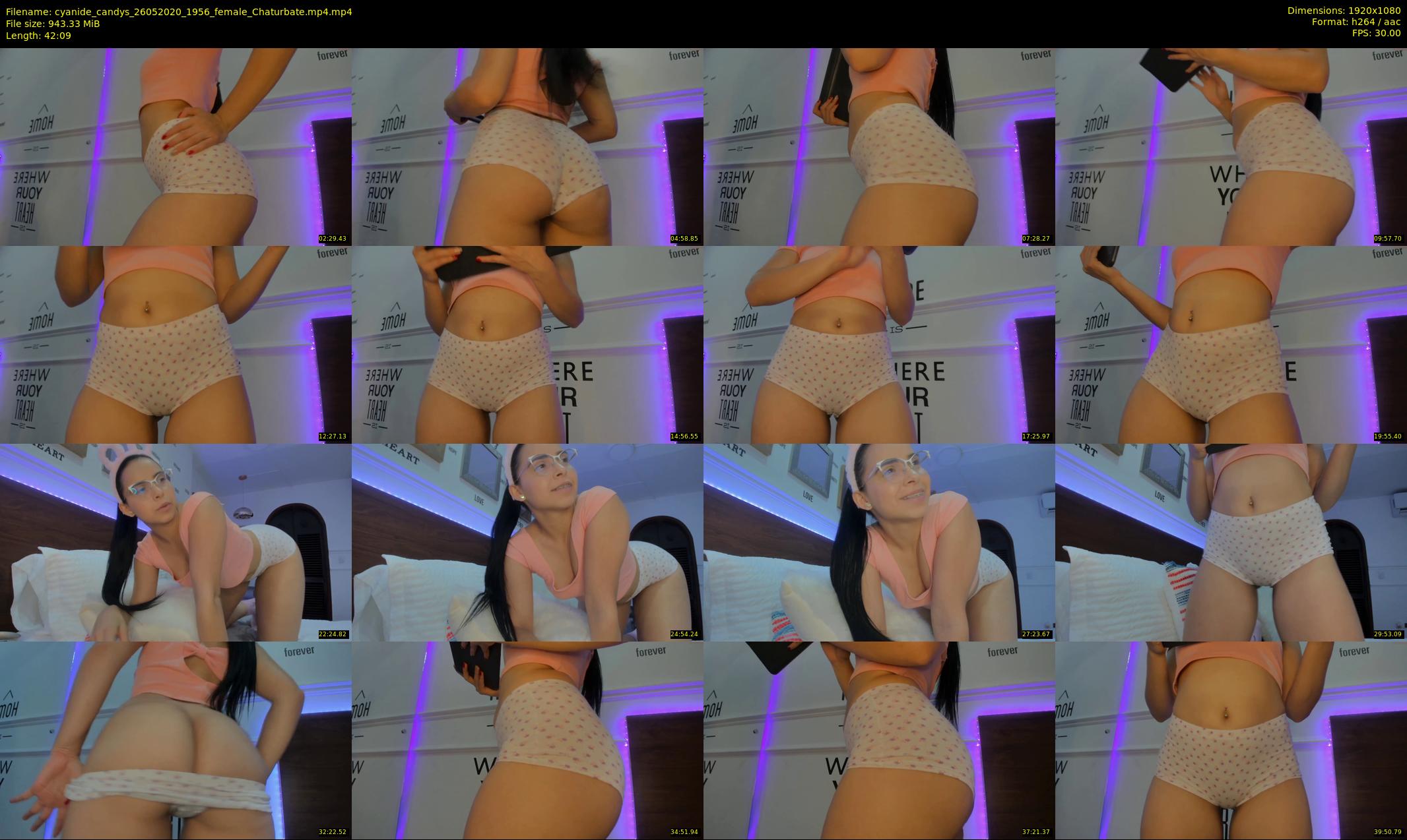 cyanide_candys — 43 minute Chaturbate female cam show recording, 1080p, May 26, 2020