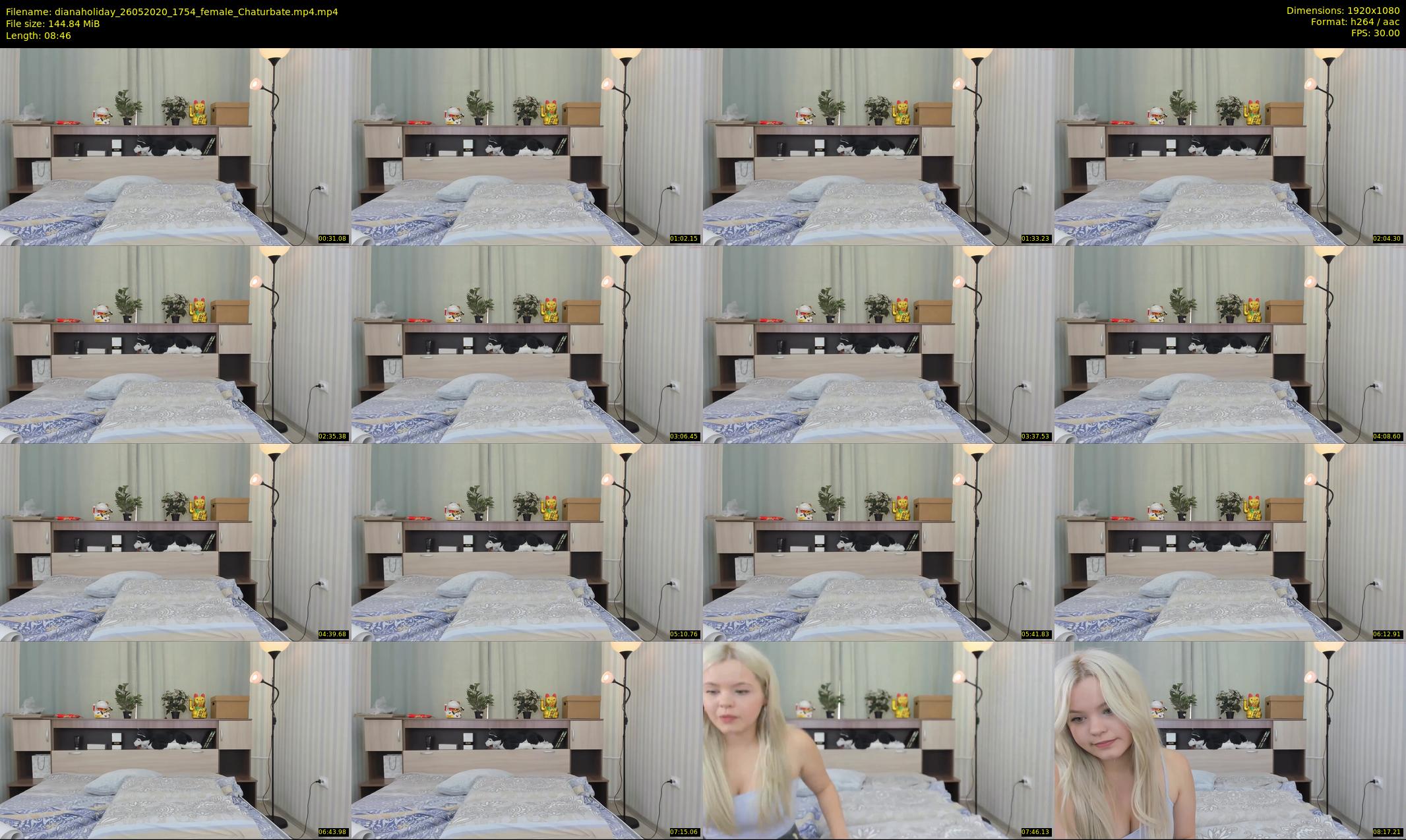 dianaholiday — 9 minute Chaturbate female cam show recording, 1080p, May 26, 2020