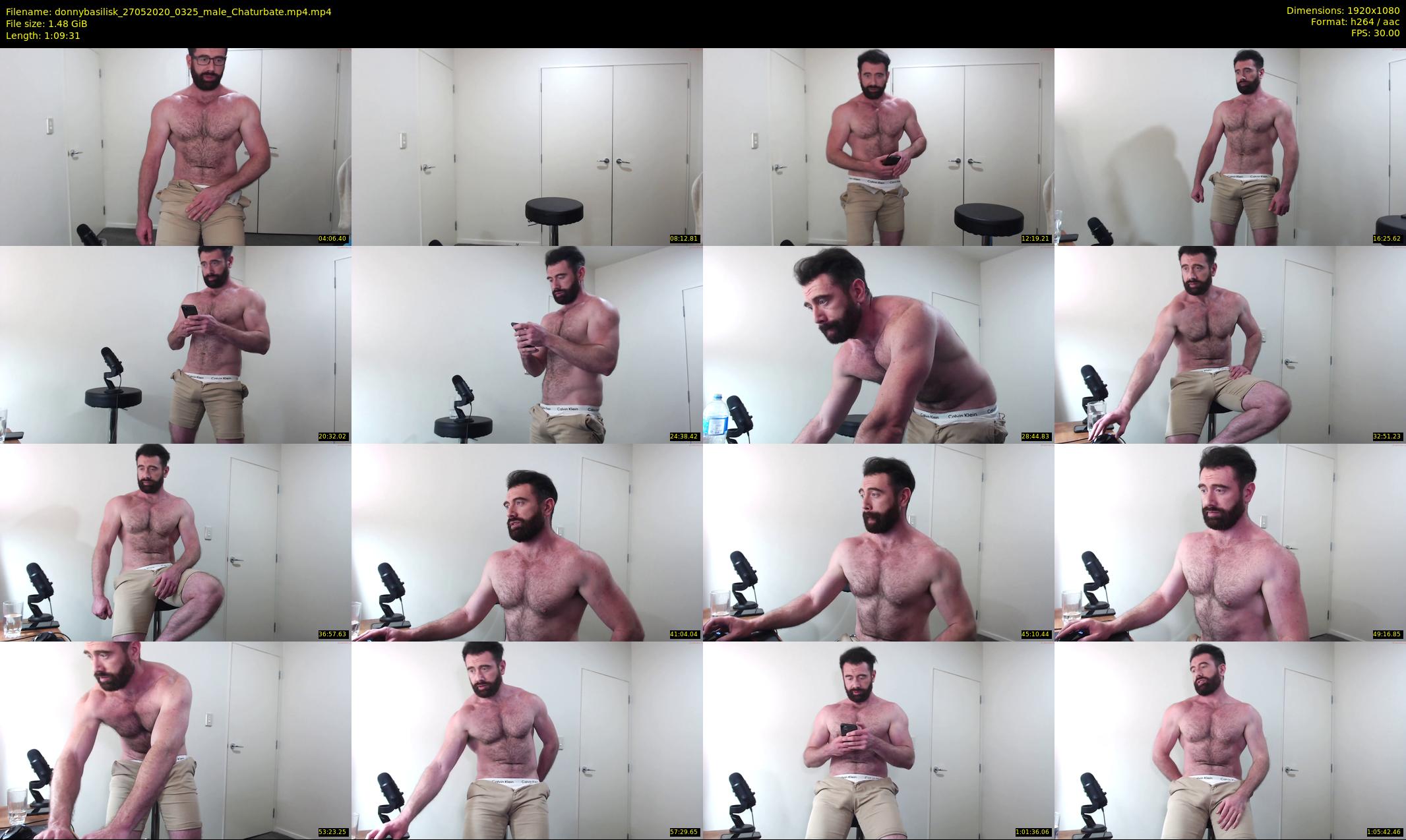 donnybasilisk — 70 minute Chaturbate male cam show recording, 1080p, May 27, 2020