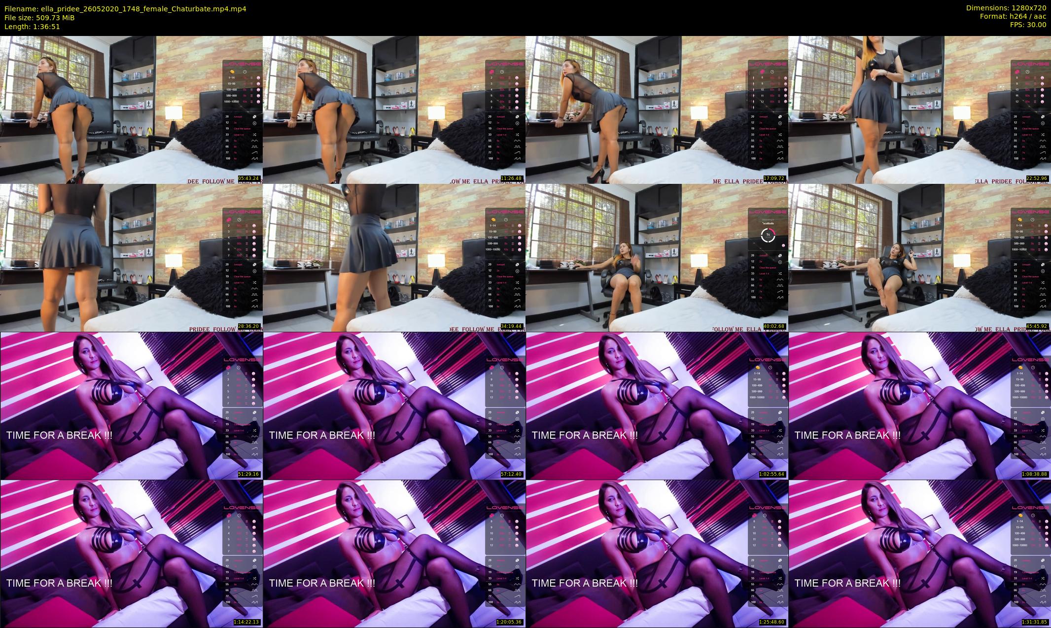 ella_pridee — 97 minute Chaturbate female cam show recording, 720p, May 26, 2020