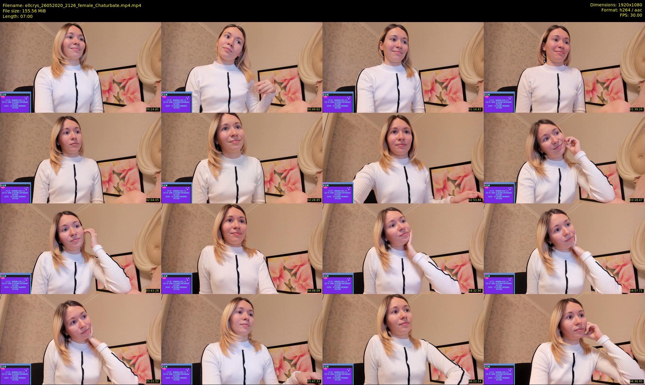 ellcrys — 7 minute Chaturbate couple cam show recording, 1080p, May 26, 2020